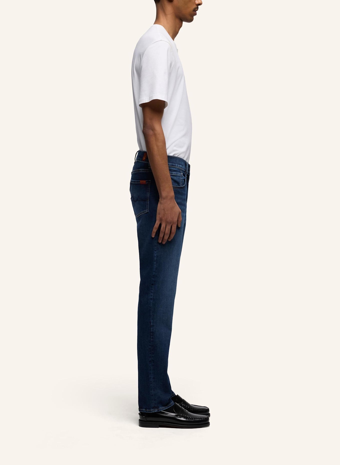 7 for all mankind Jeans SLIMMY TAPERED Skinny Fit: BLAU