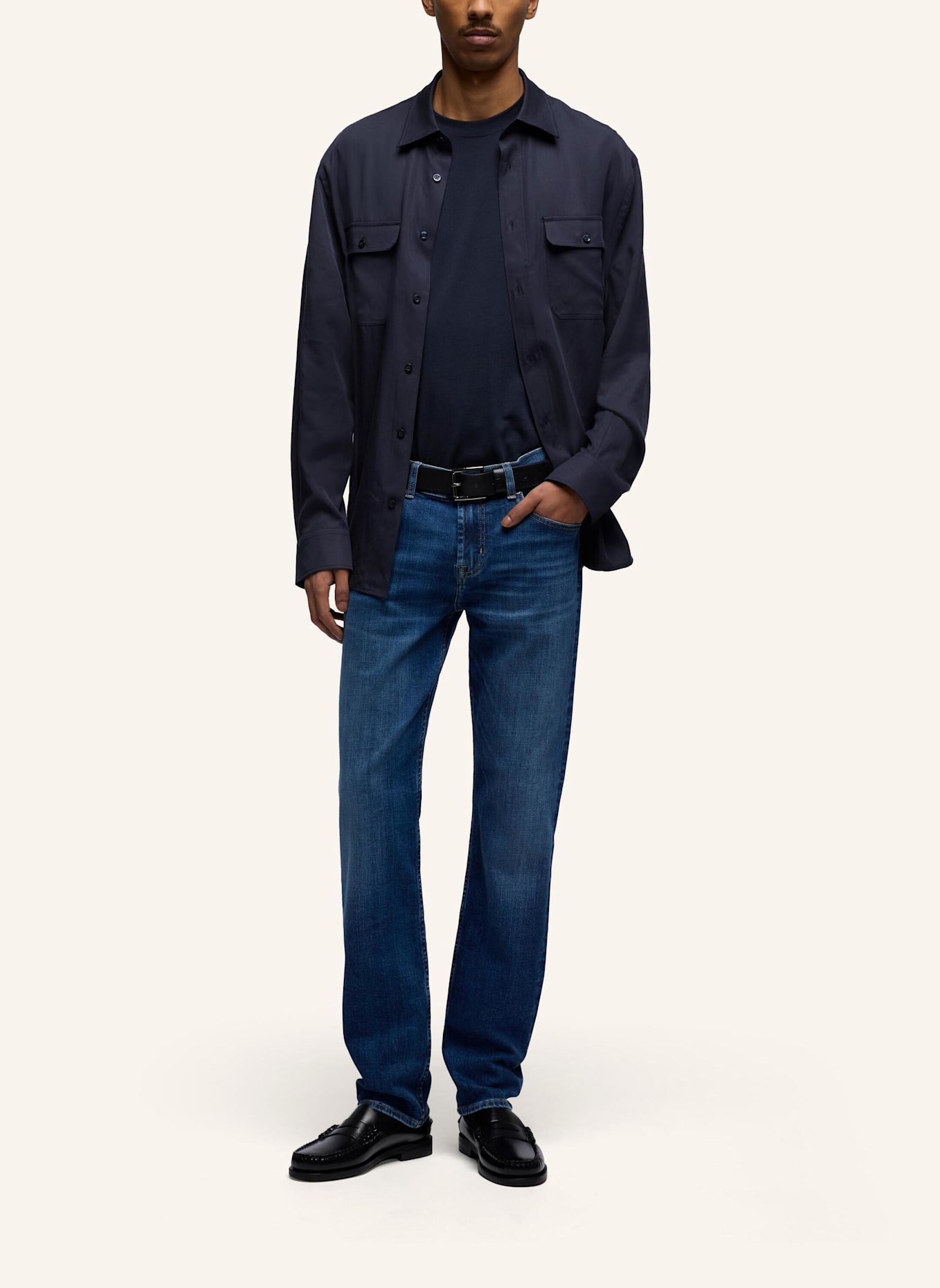 7 for all mankind Jeans SLIMMY Slim Fit: BLAU