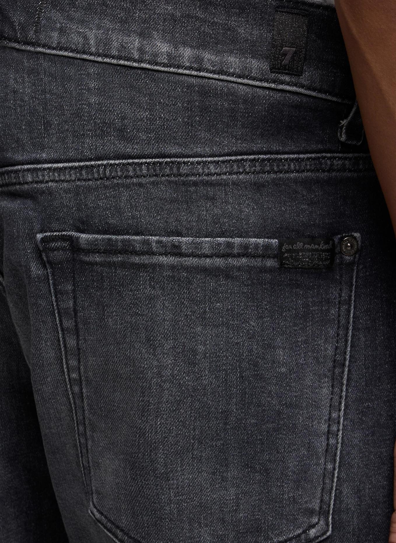 7 for all mankind Jeans THE STRAIGHT 32" Straight Fit: SCHWARZ