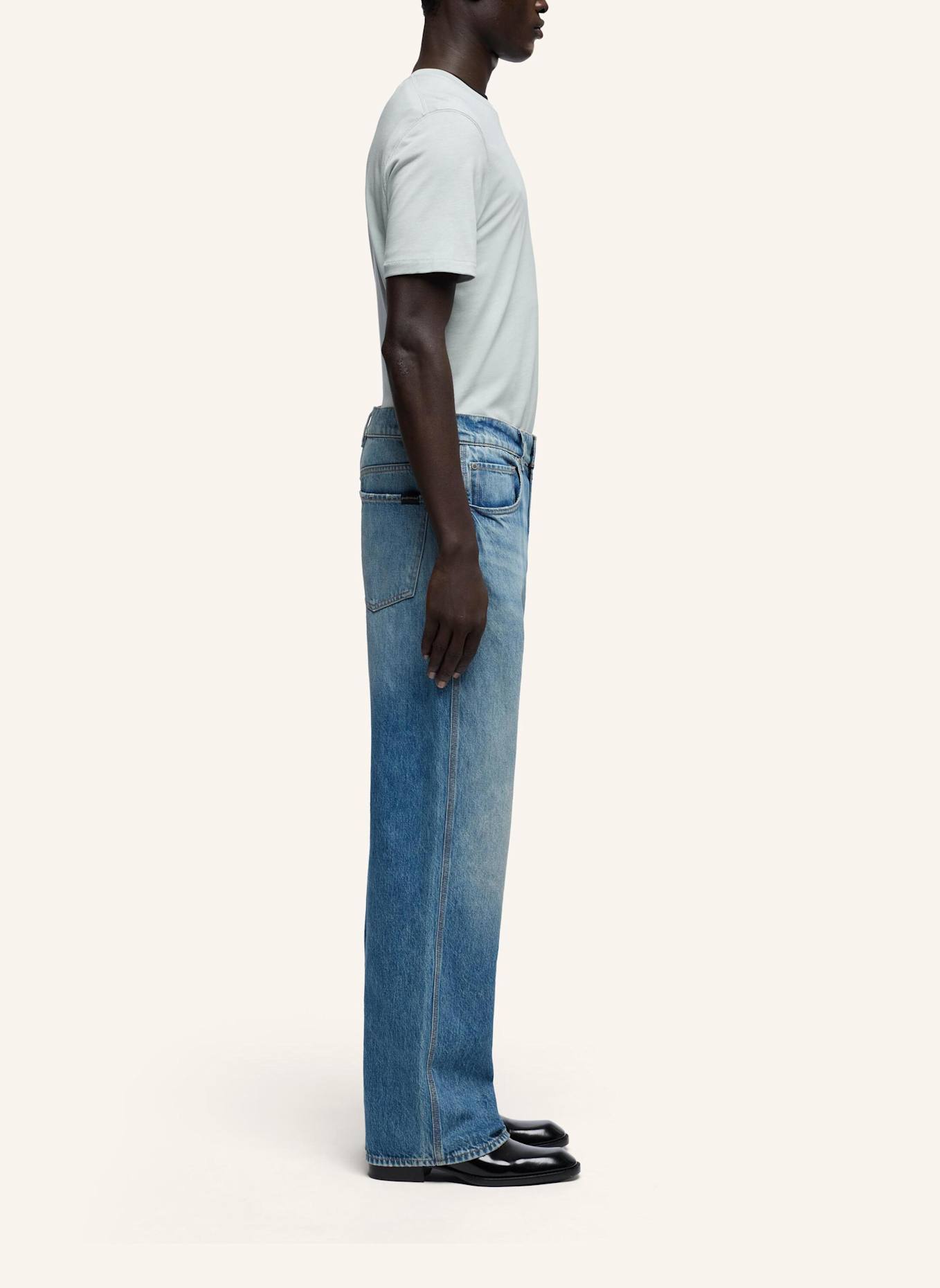 7 for all mankind Jeans WIDE LEG Wide Leg Fit: BLAU