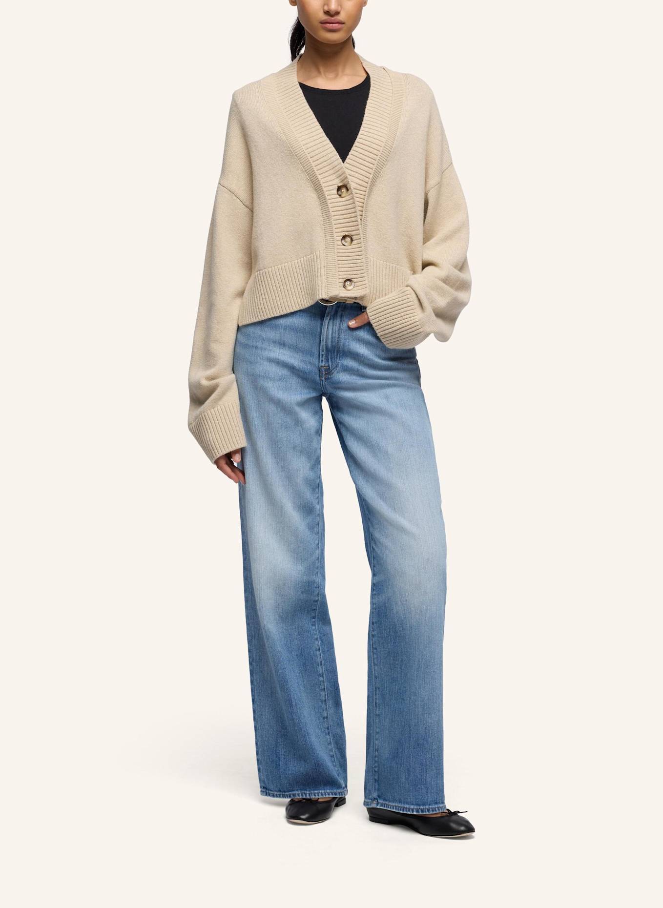 7 for all mankind Jeans STOVEPIPE STRAIGHT Straight Fit: BLAU