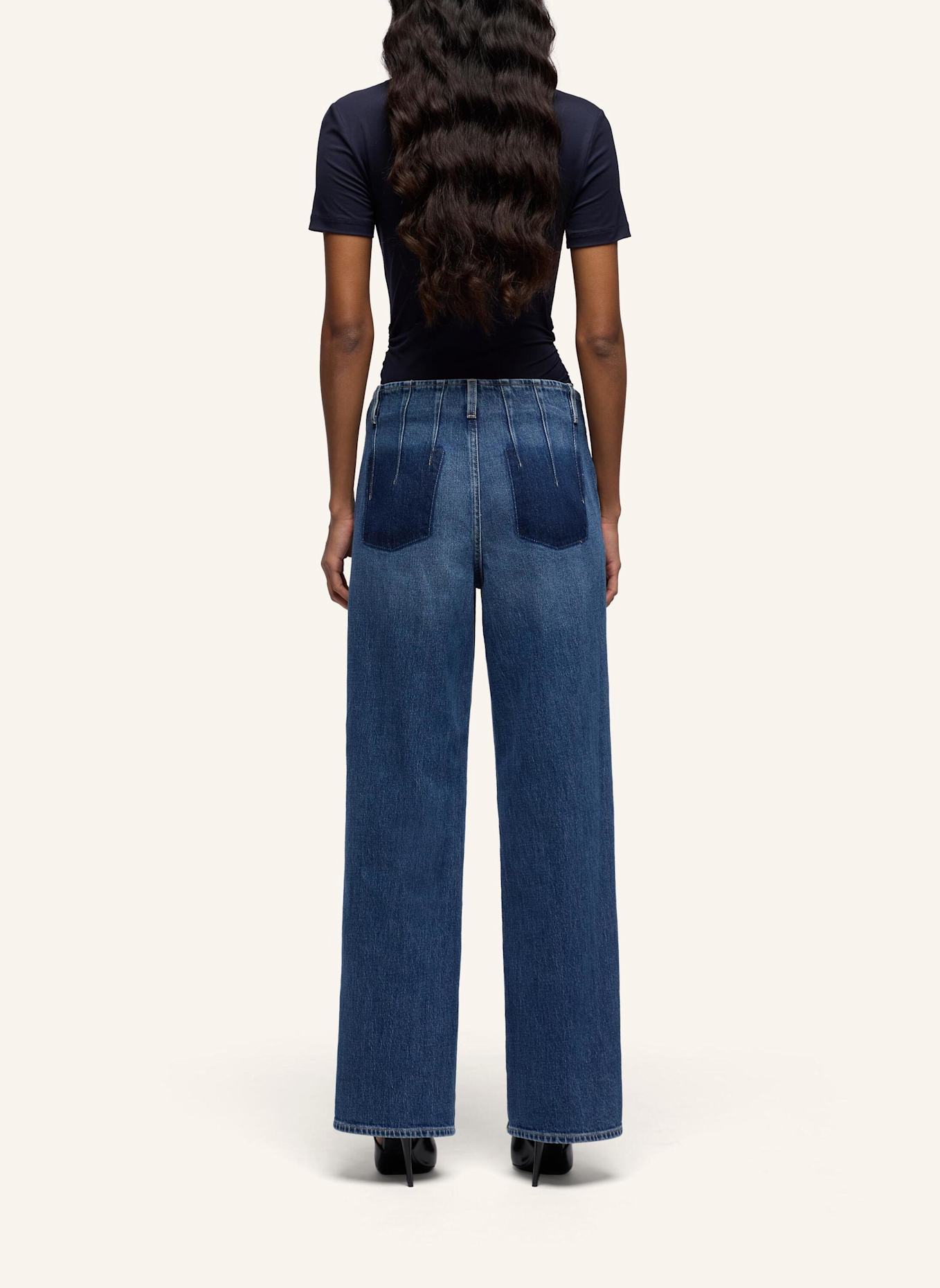 7 for all mankind Jeans DARTS STOVEPIPE STRAIGHT Straight Fit: BLAU