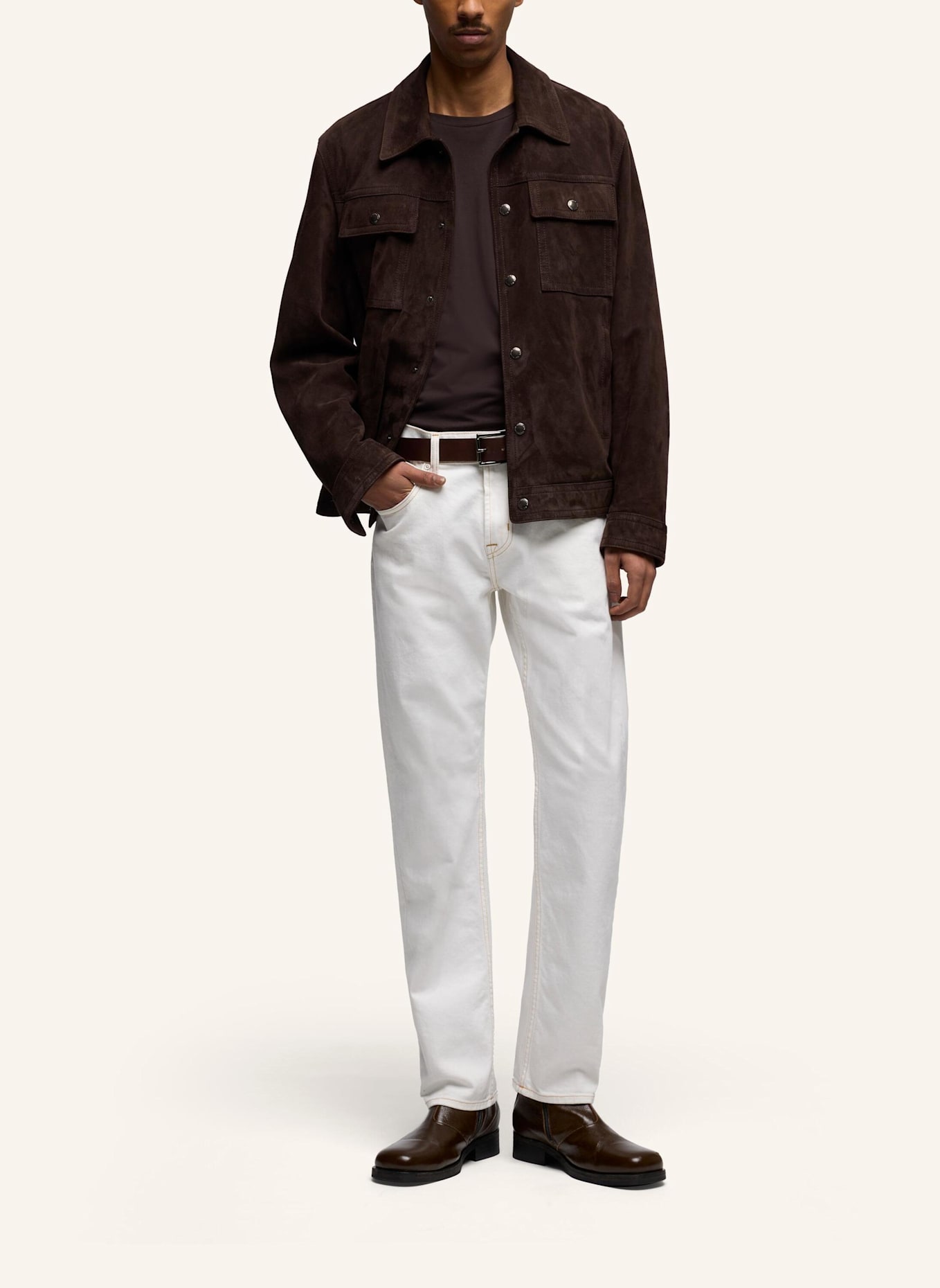 7 for all mankind Jeans THE STRAIGHT 32" Straight Fit: WEISS