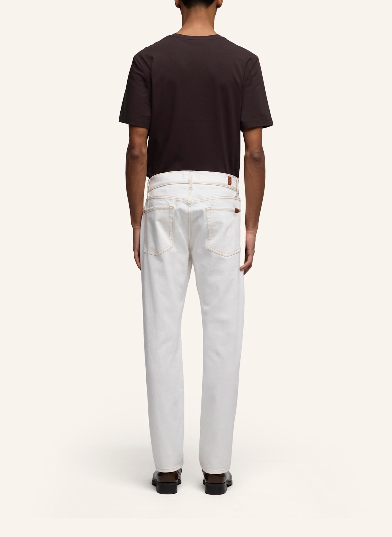 7 for all mankind Jeans THE STRAIGHT 32" Straight Fit: WEISS