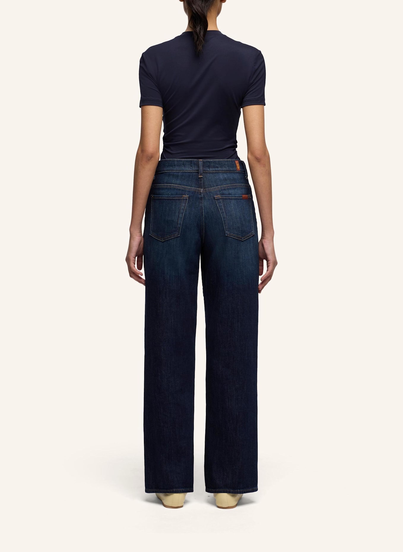 7 for all mankind Jeans STOVEPIPE STRAIGHT Straight Fit: BLAUW