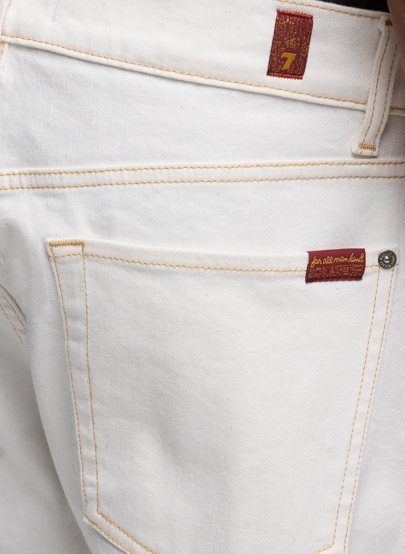7 for all mankind Jeans THE STRAIGHT 32" Straight Fit: WEISS
