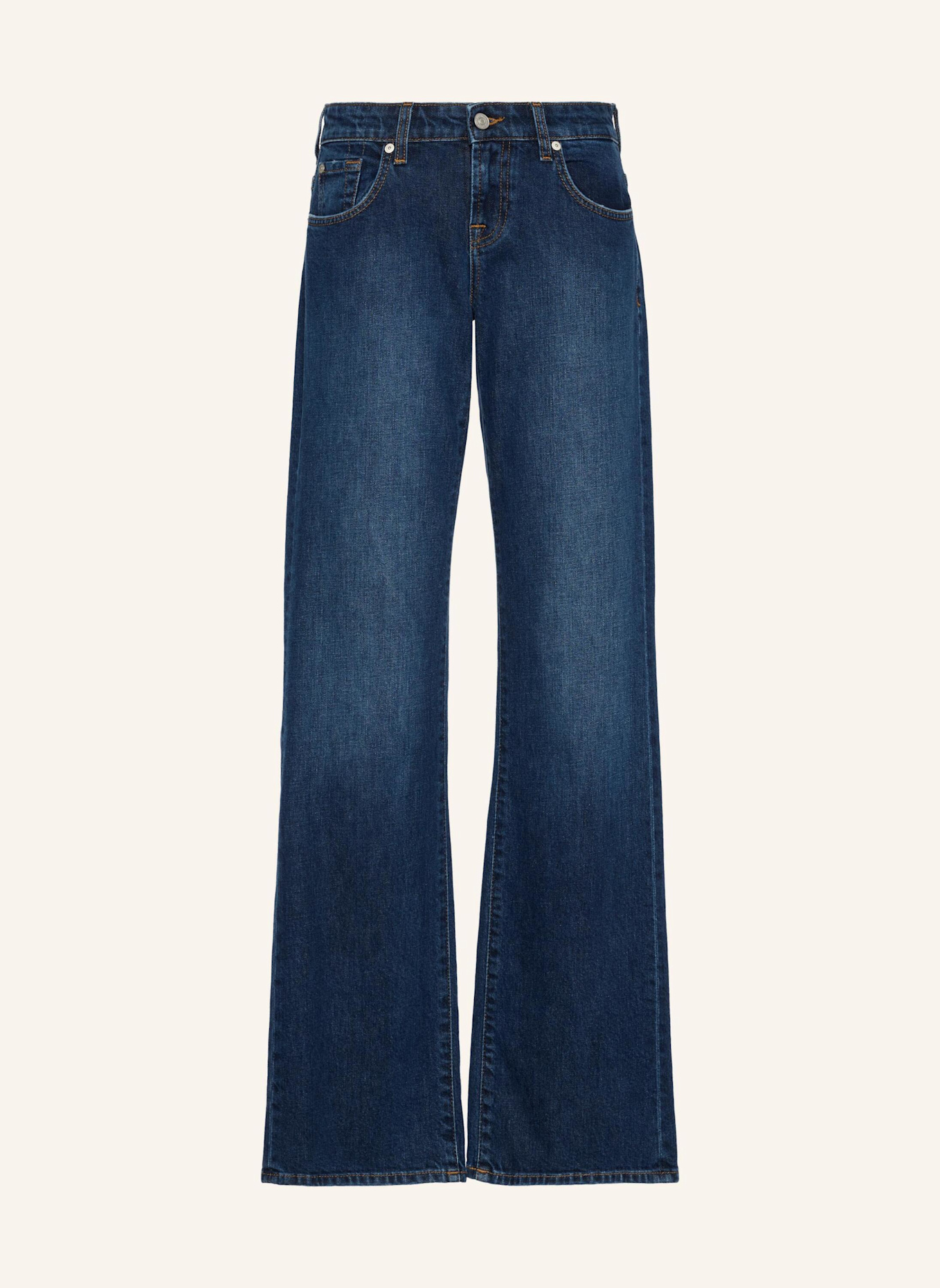 7 for all mankind LOW STRAIGHT Jeans, Straight Fit: BLUE