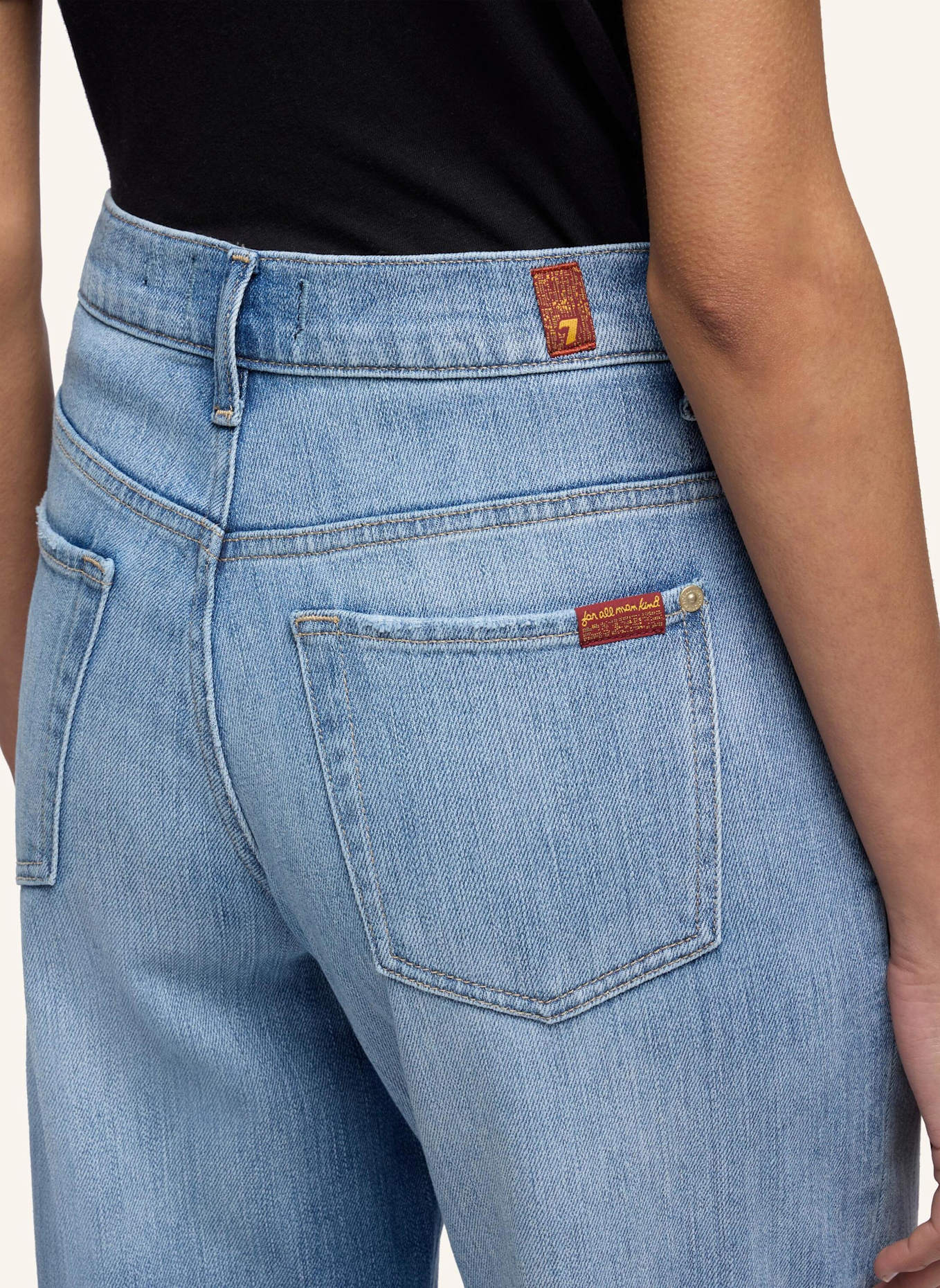 7 for all mankind Jeans STOVEPIPE STRAIGHT Straight Fit: BLAU