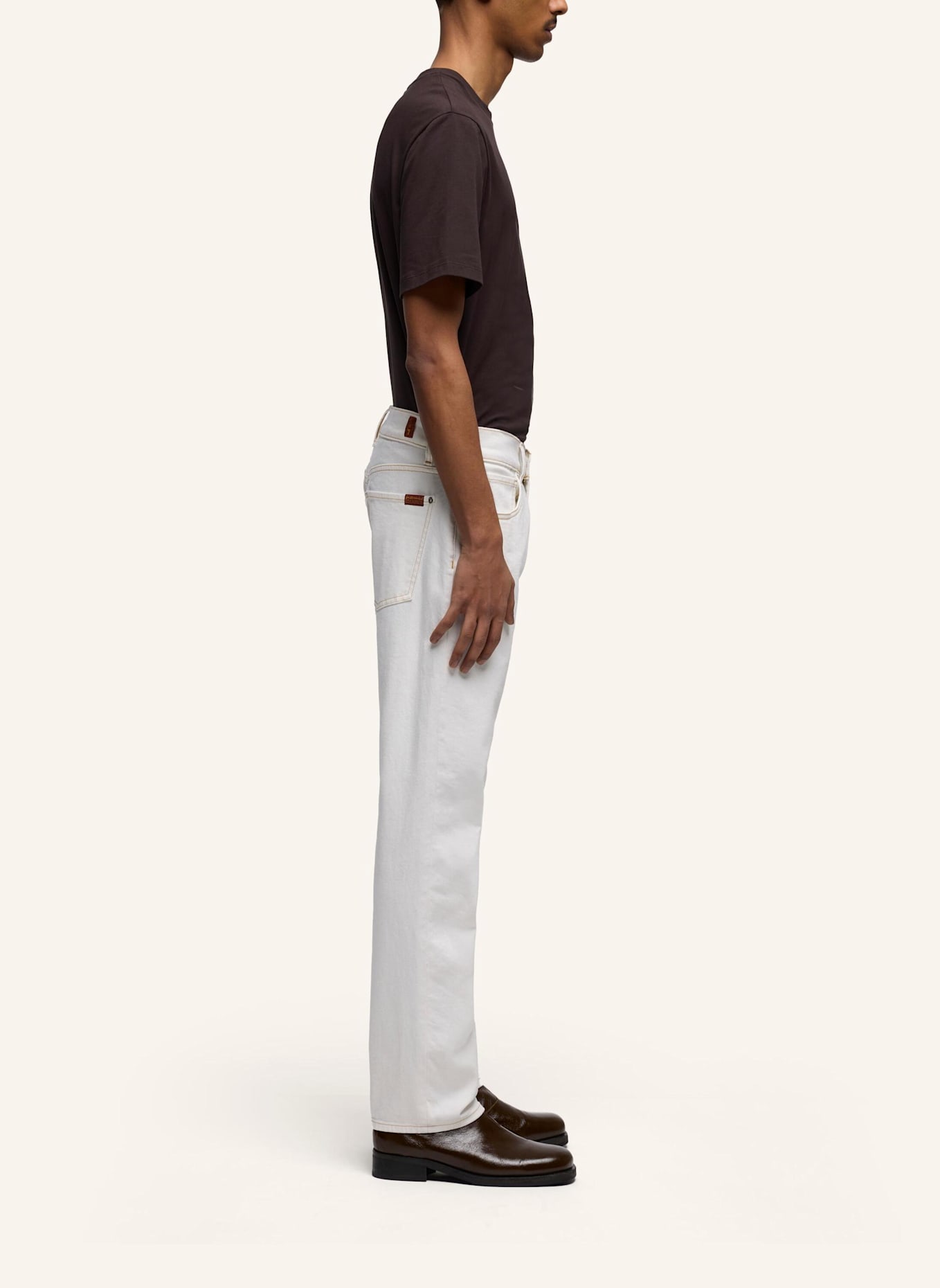 7 for all mankind Jeans THE STRAIGHT 32" Straight Fit: WEISS