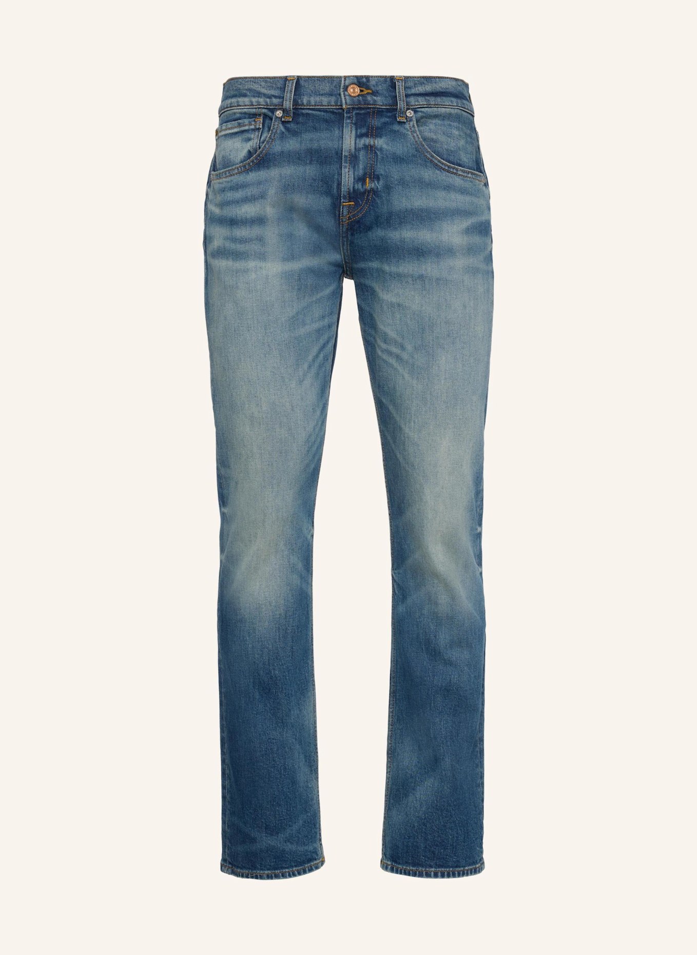 7 for all mankind Jeans THE STRAIGHT 32" Straight Fit: BLAU