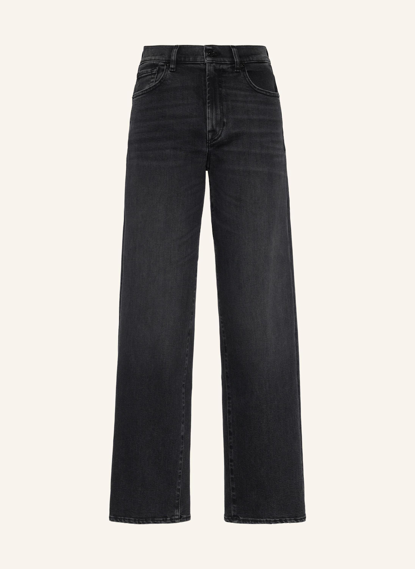 7 for all mankind Jeans STOVEPIPE STRAIGHT Straight Fit: SCHWARZ