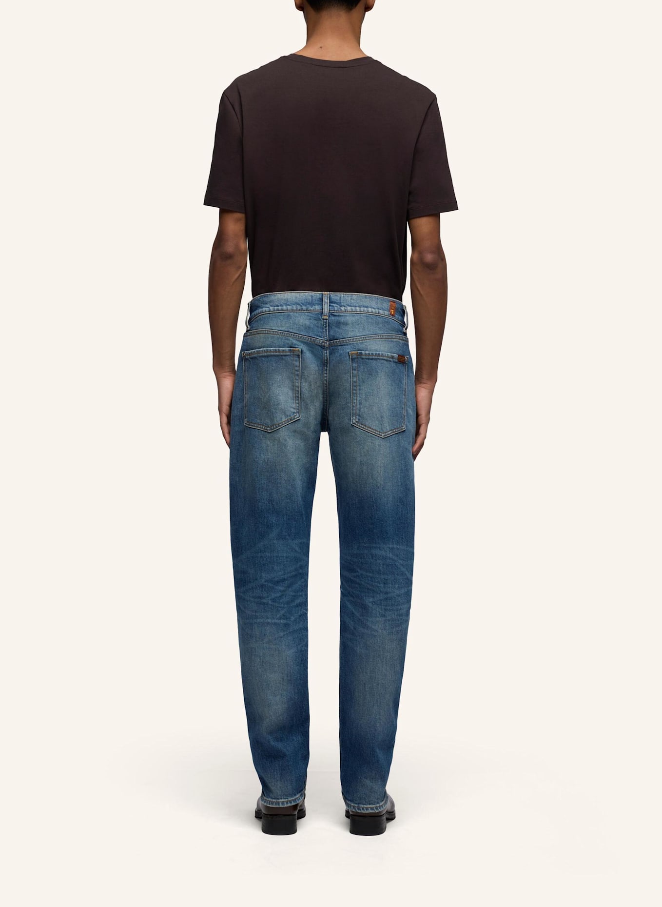 7 for all mankind Jeans THE STRAIGHT 32" Straight Fit: BLAU