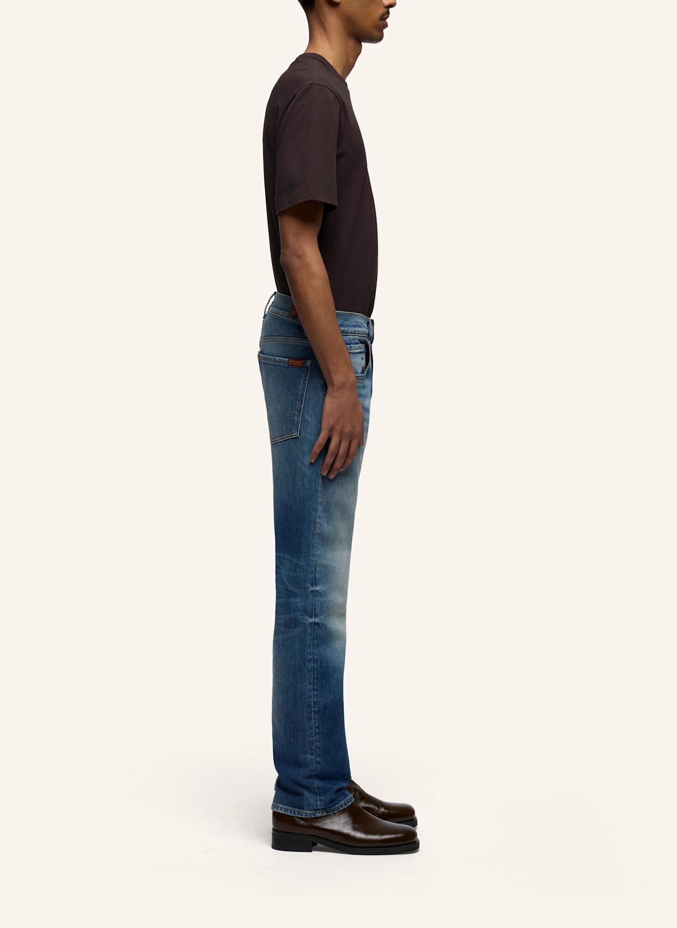 7 for all mankind Jeans THE STRAIGHT 32" Straight Fit: BLAU