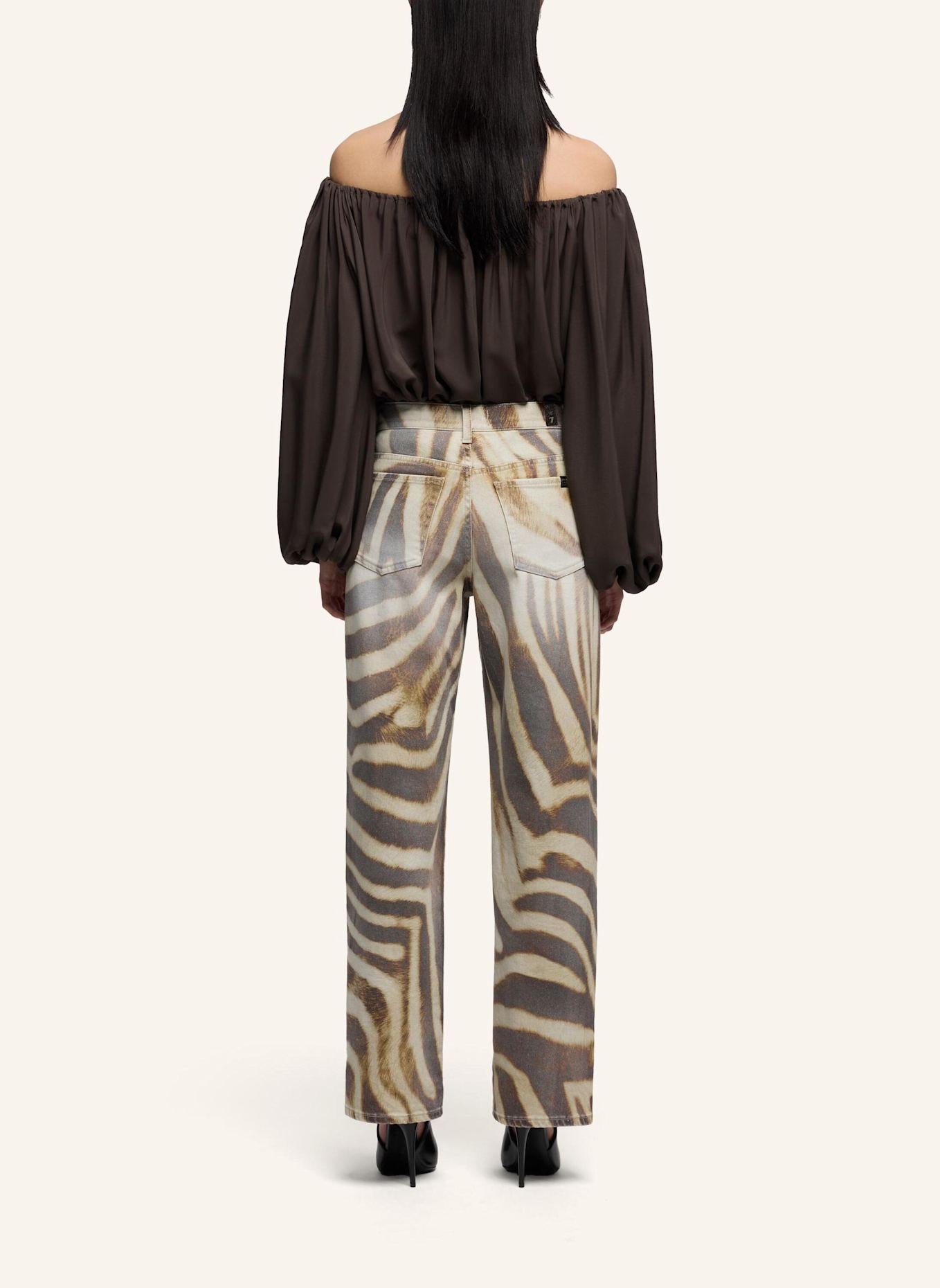 7 for all mankind Jeans STOVEPIPE STRAIGHT Straight Fit: BEIGE