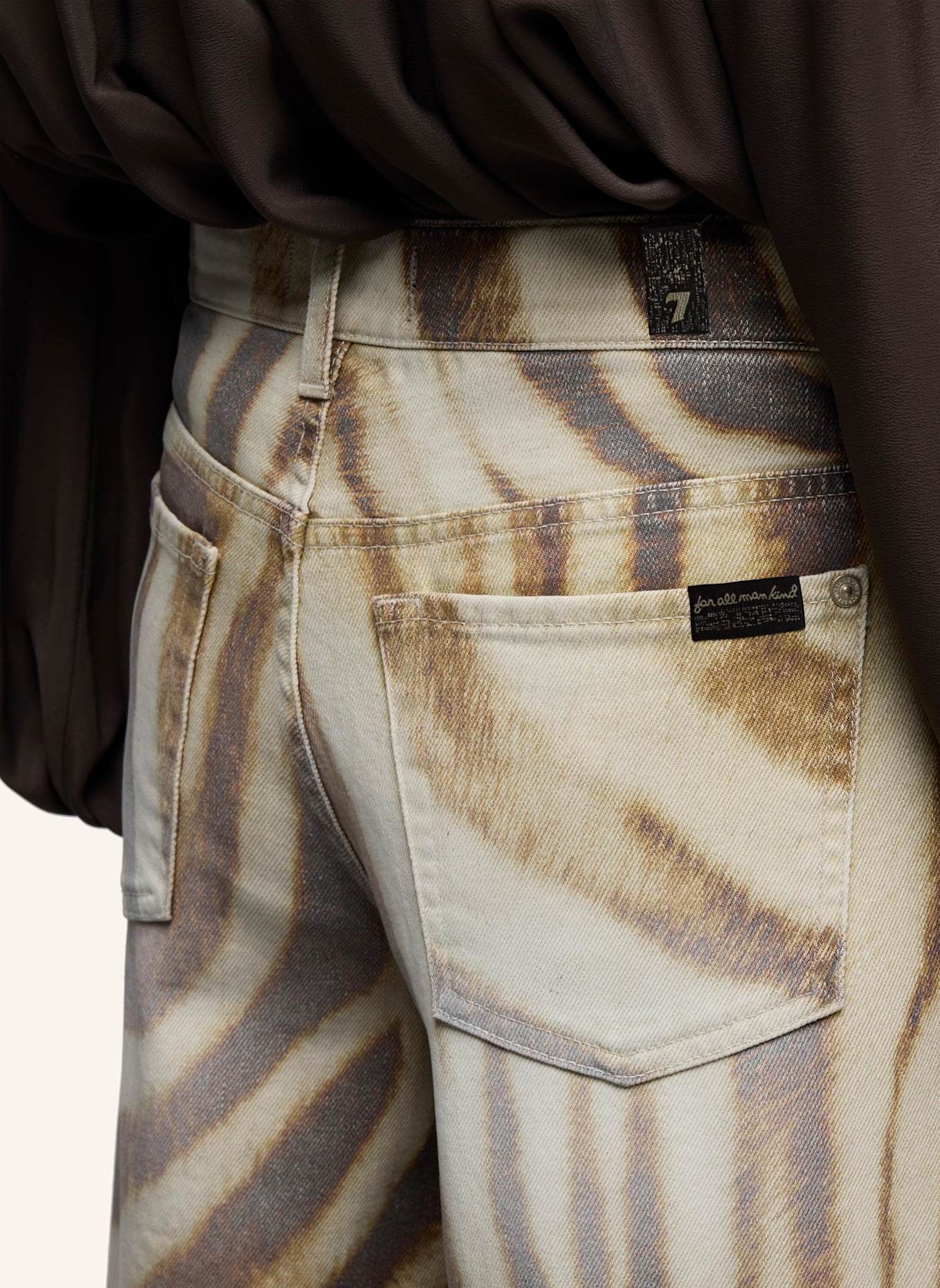 7 for all mankind Jeans STOVEPIPE STRAIGHT Straight Fit: BEIGE