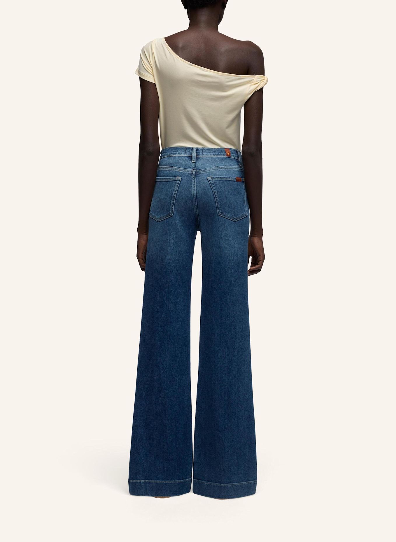 7 for all mankind Flared Jeans MODERN DOJO: BLAU