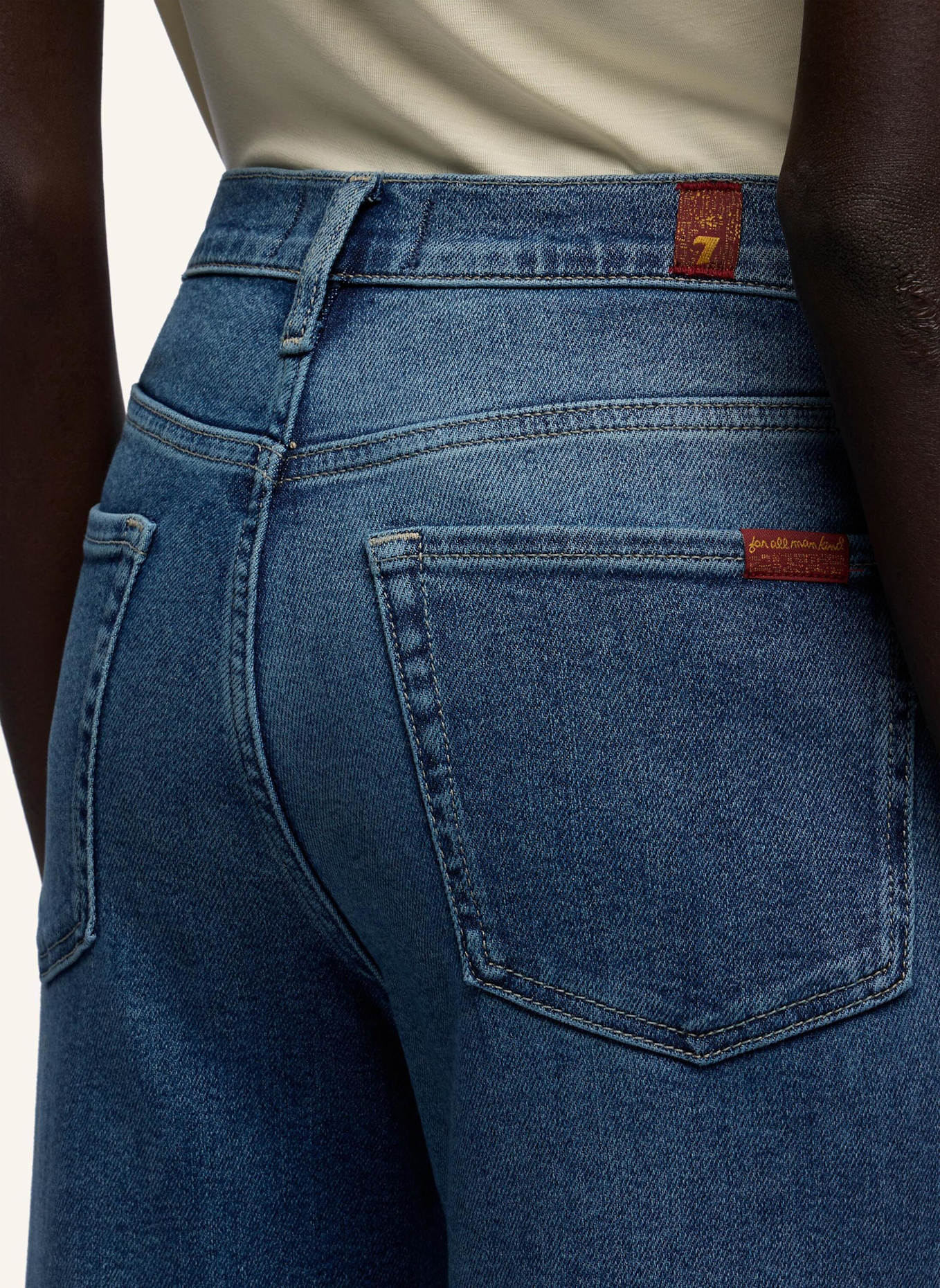 7 for all mankind Flared Jeans MODERN DOJO: BLAU