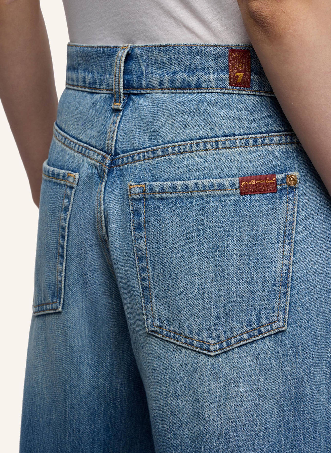 7 for all mankind Jeans TESS TROUSER Wide Leg Fit: BLAU