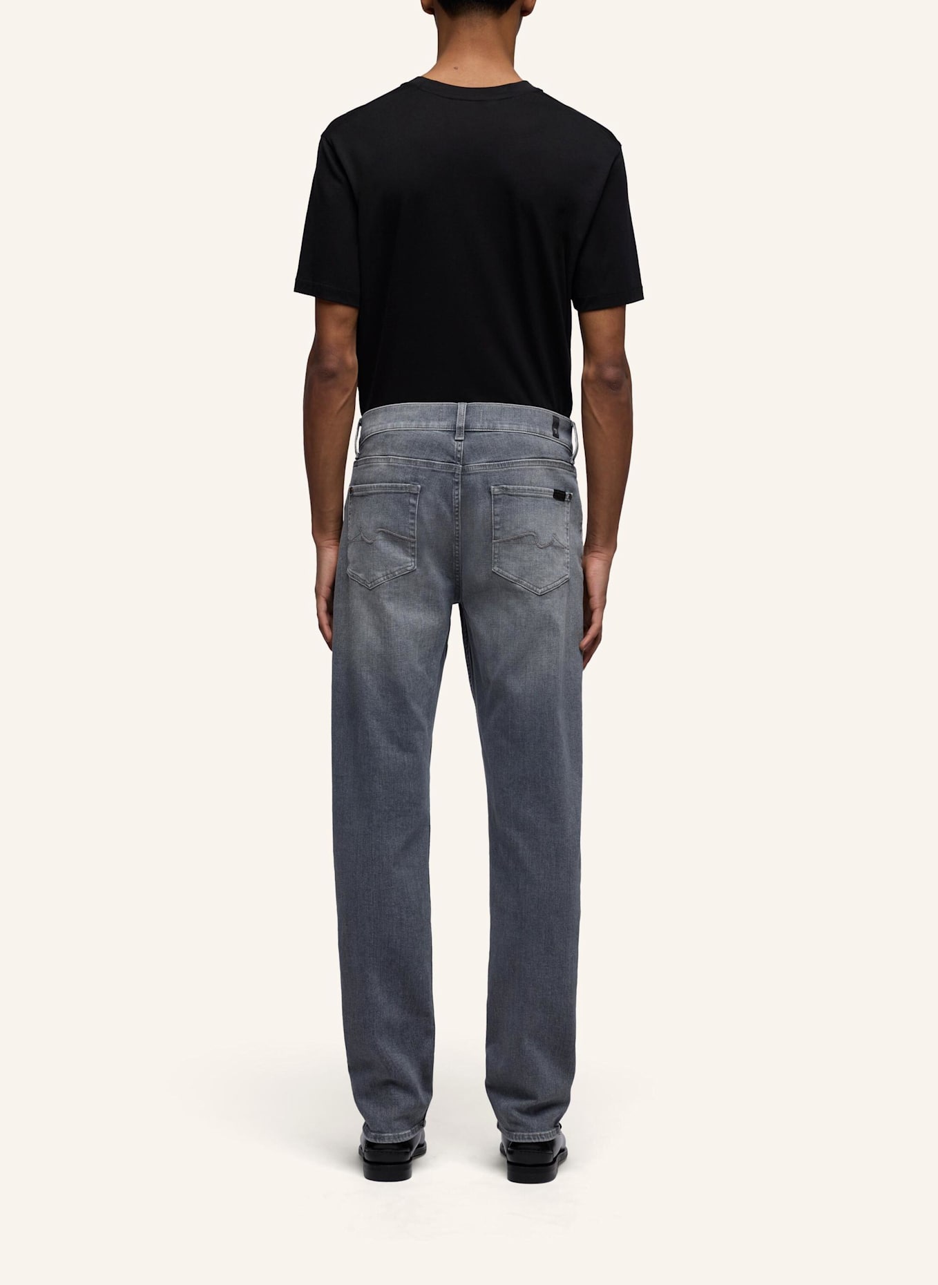 7 for all mankind Jeans SLIMMY TAPERED Skinny Fit: GRAU