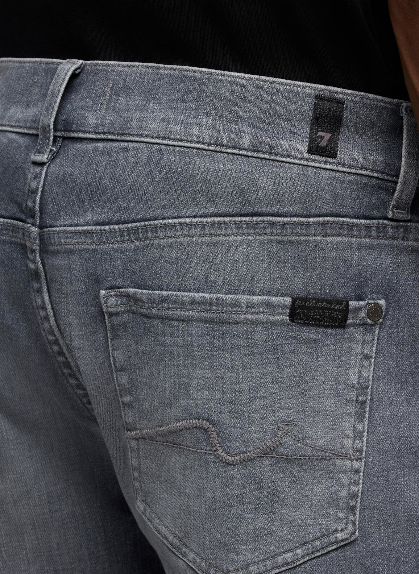 7 for all mankind Jeans SLIMMY TAPERED Skinny Fit: GRAU