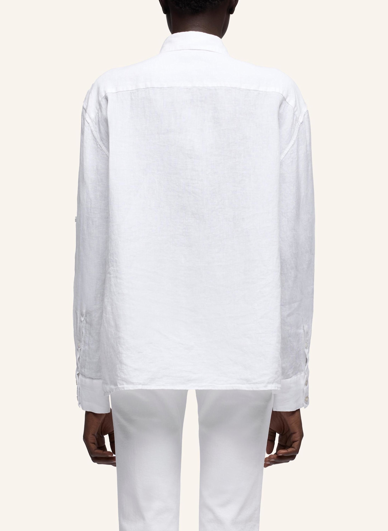 7 for all mankind Woven MILITARY SHIRT: WEISS