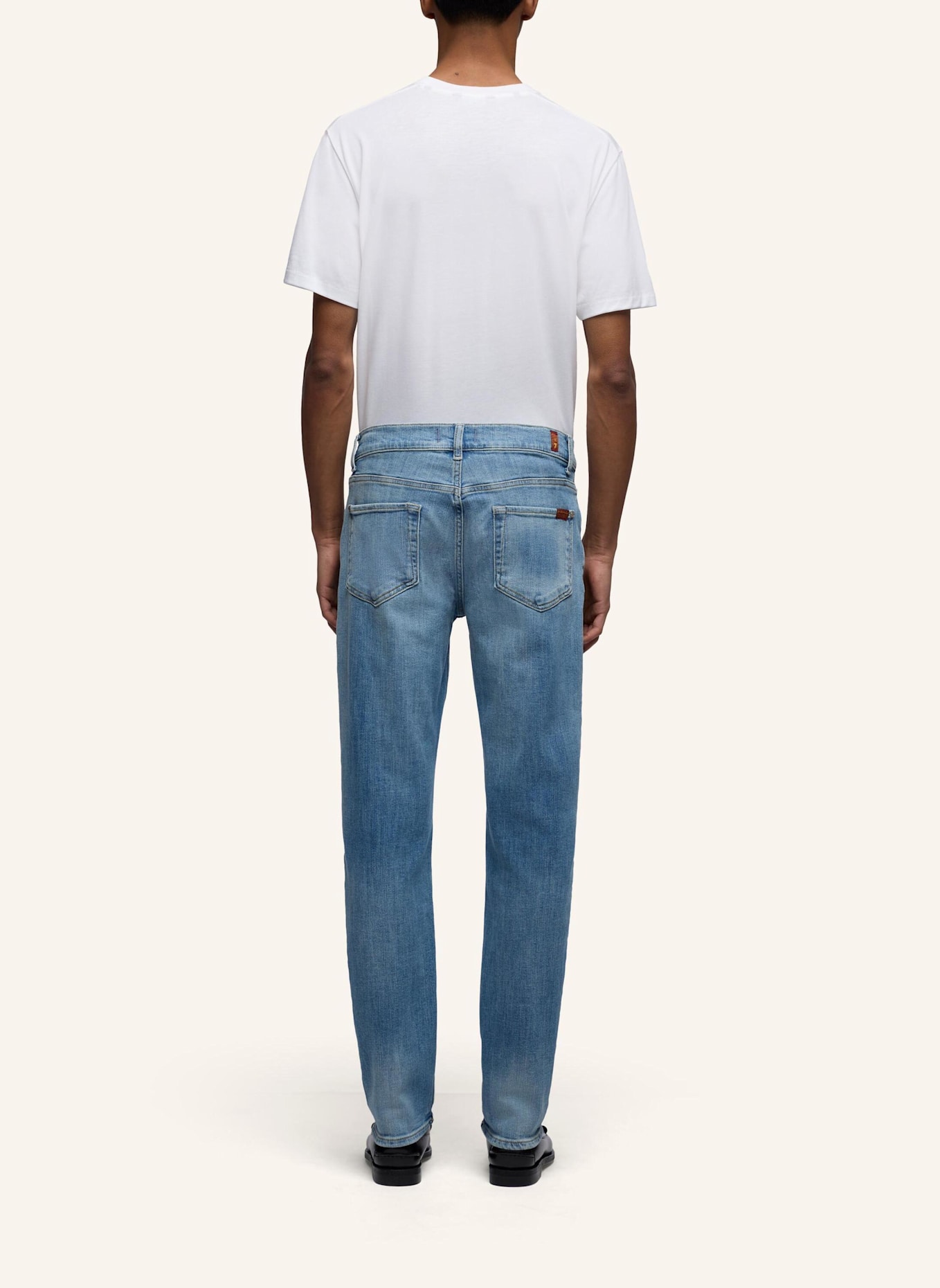 7 for all mankind Jeans SLIMMY TAPERED Skinny Fit: BLAU