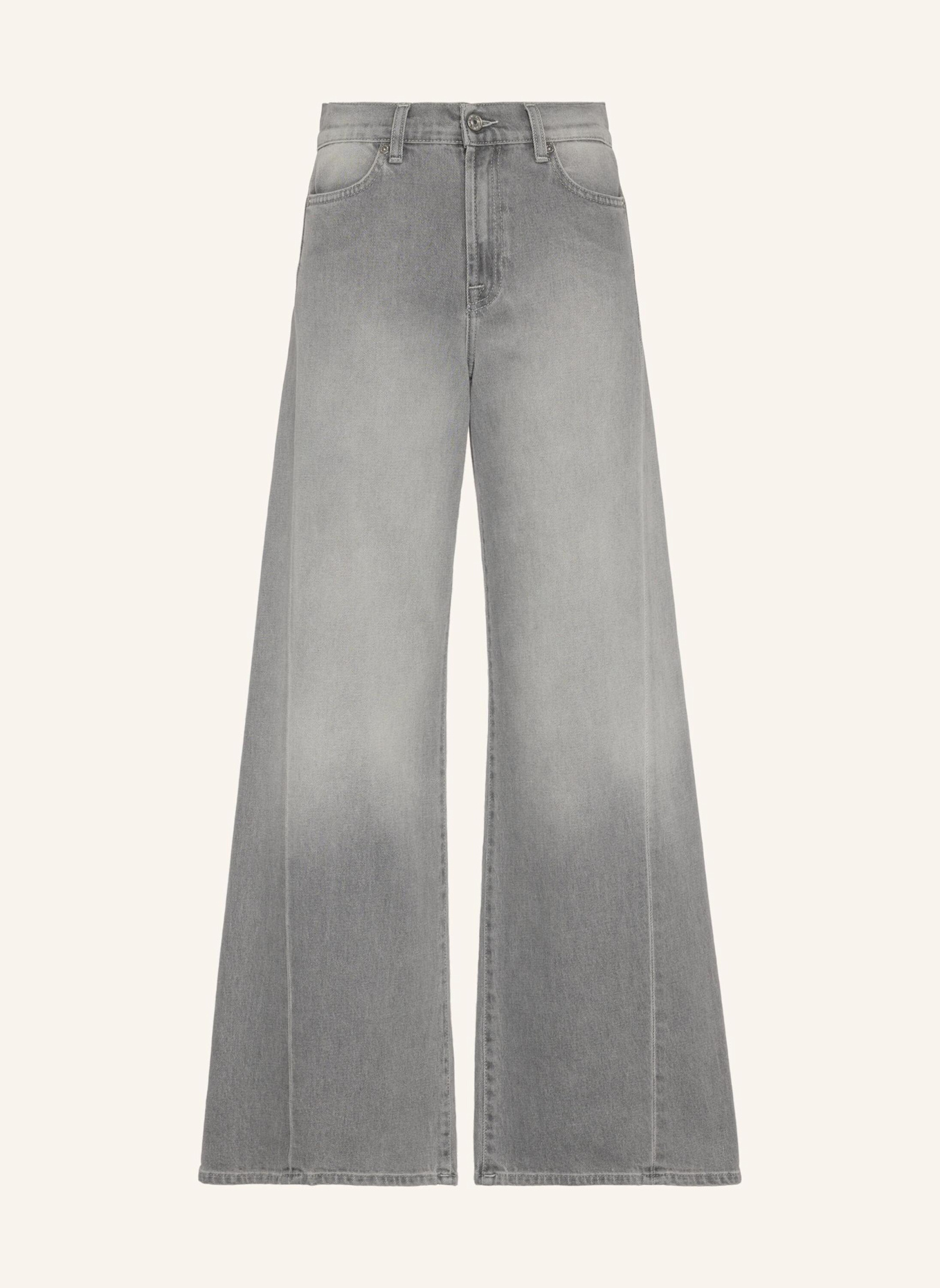 7 for all mankind Jeans LOTTA TAILORLESS Wide Leg Fit: GRAU