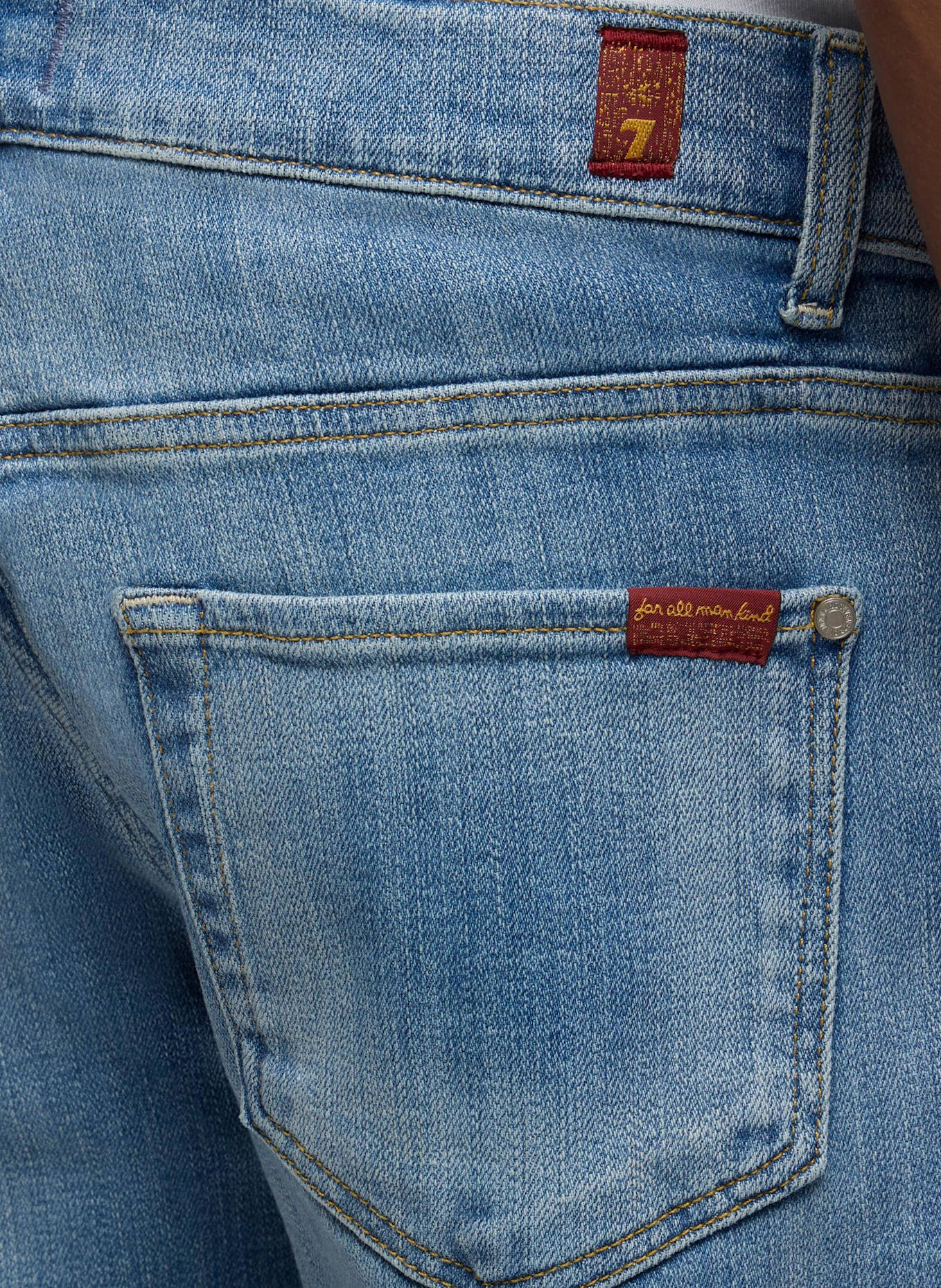 7 for all mankind Jeans SLIMMY TAPERED Skinny Fit: BLAU