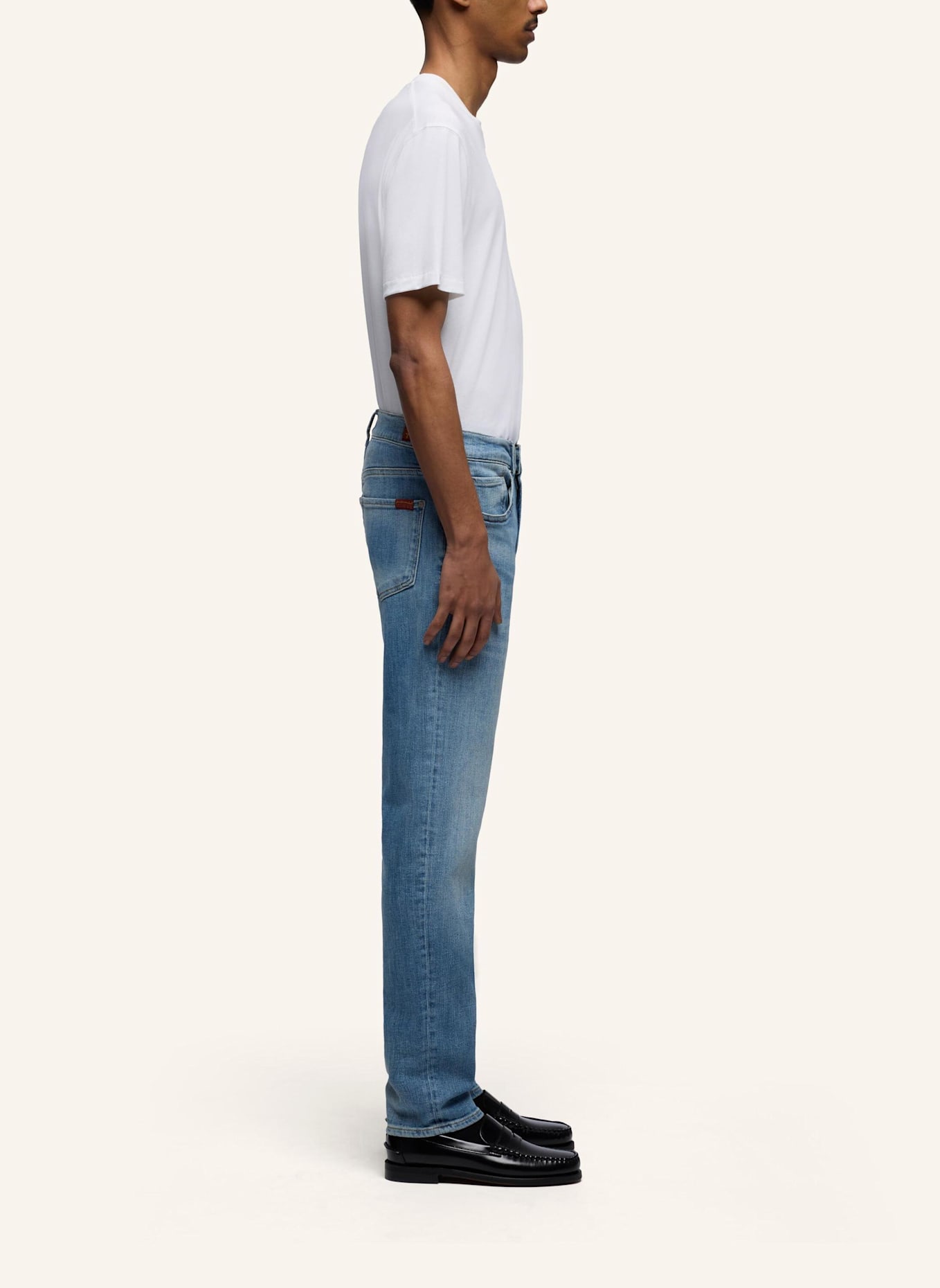 7 for all mankind Jeans SLIMMY TAPERED Skinny Fit: BLAU
