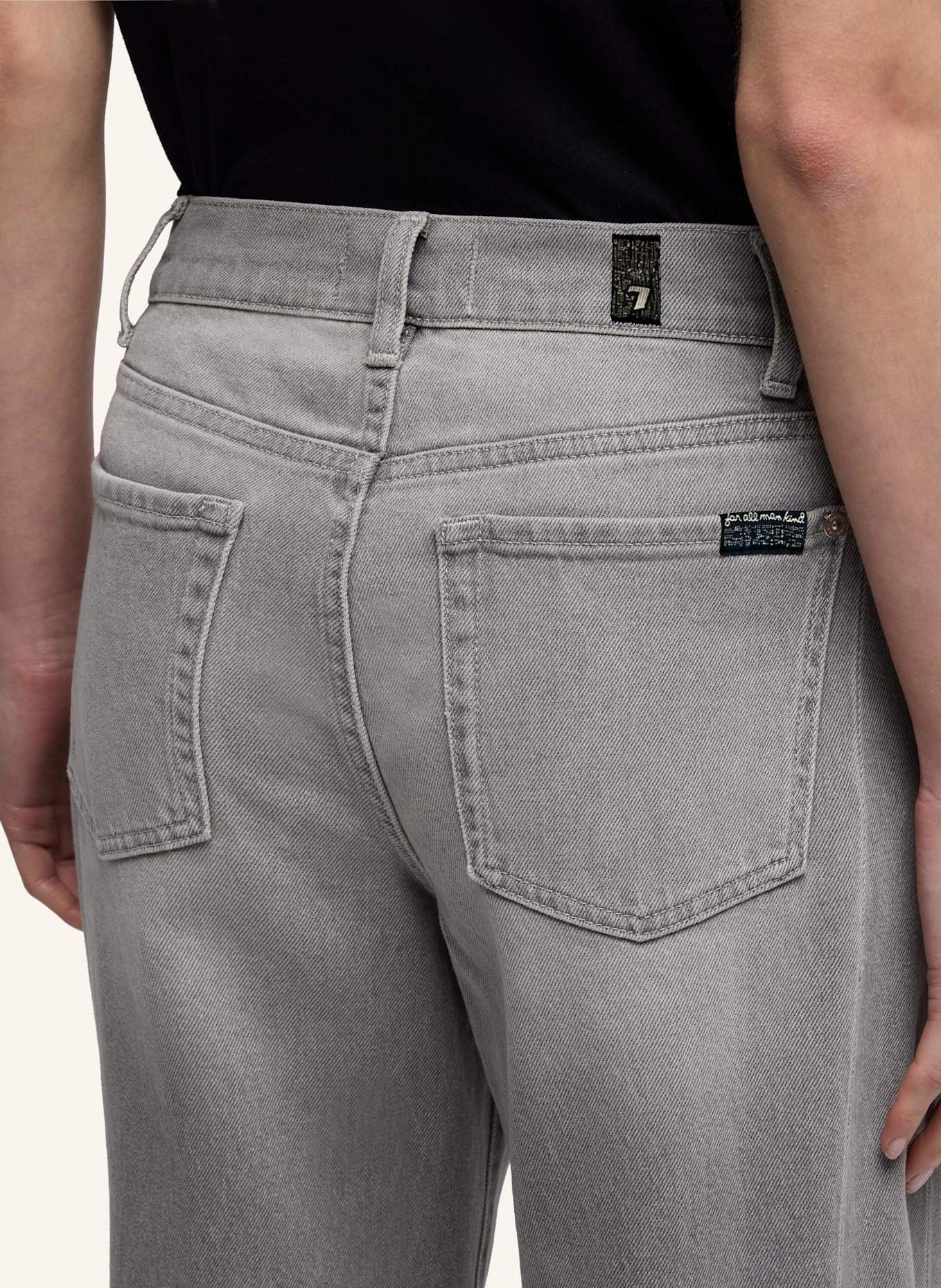 7 for all mankind Jeans LOTTA TAILORLESS Wide Leg Fit: GRAU