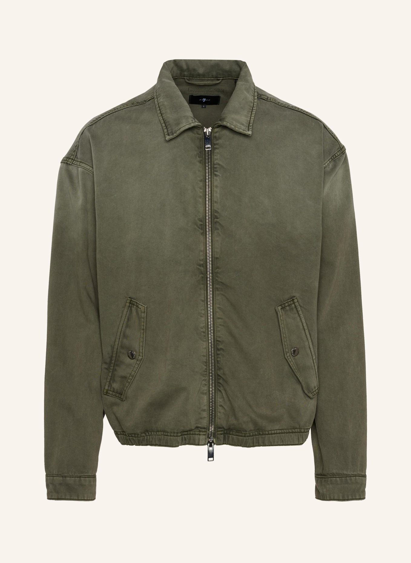 7 for all mankind Denim AVIATOR JACKET: GRÜN