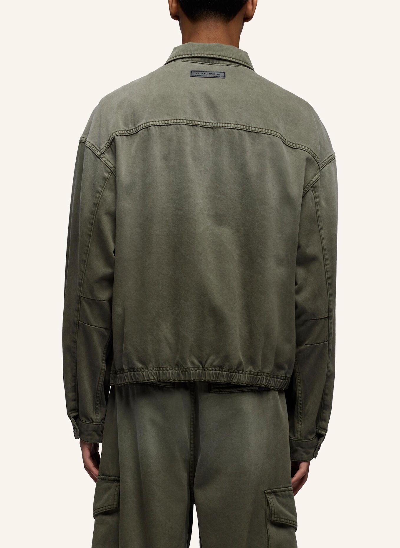 7 for all mankind Denim AVIATOR JACKET: GRÜN