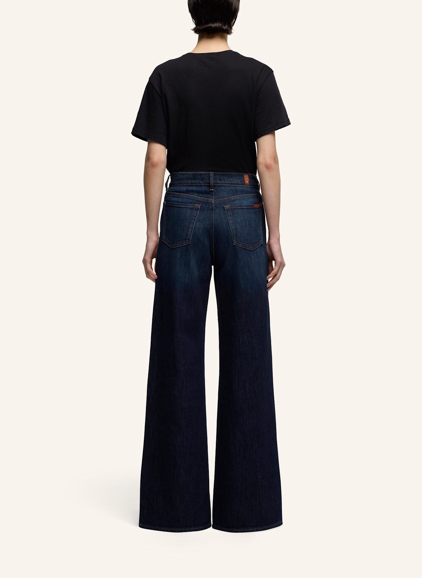 7 for all mankind Wide Leg Jeans LOTTA: BLAU