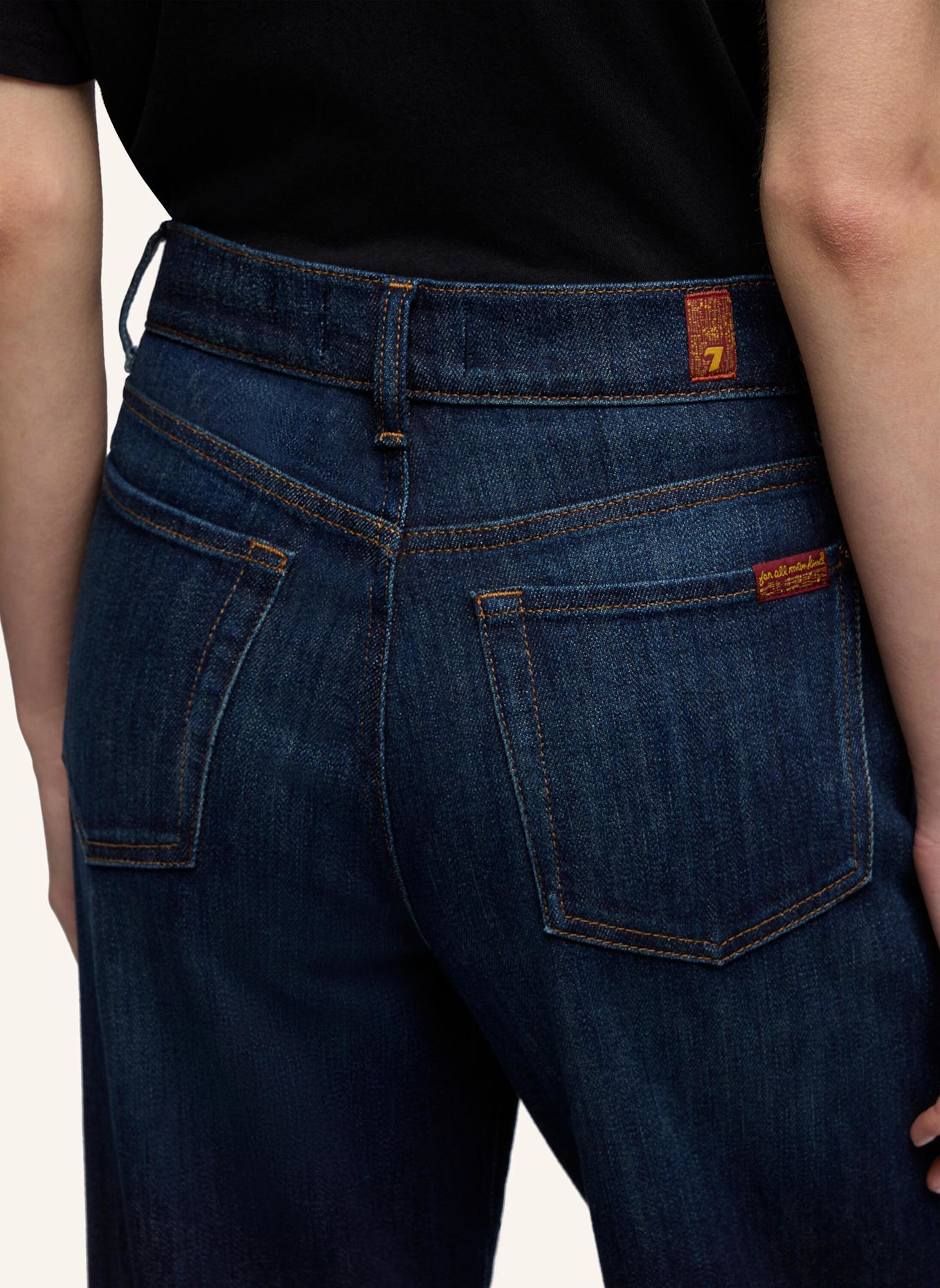 7 for all mankind Wide Leg Jeans LOTTA: BLAU