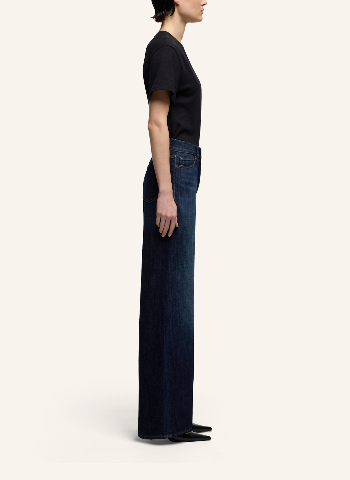 7 for all mankind Wide Leg Jeans LOTTA: BLAU