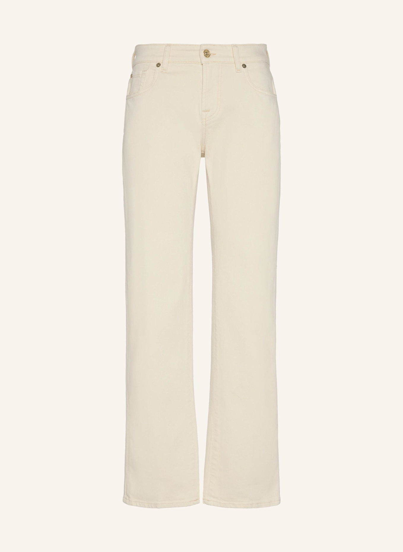 7 for all mankind Pants CALIE STRAIGHT Straight Fit: WEISS