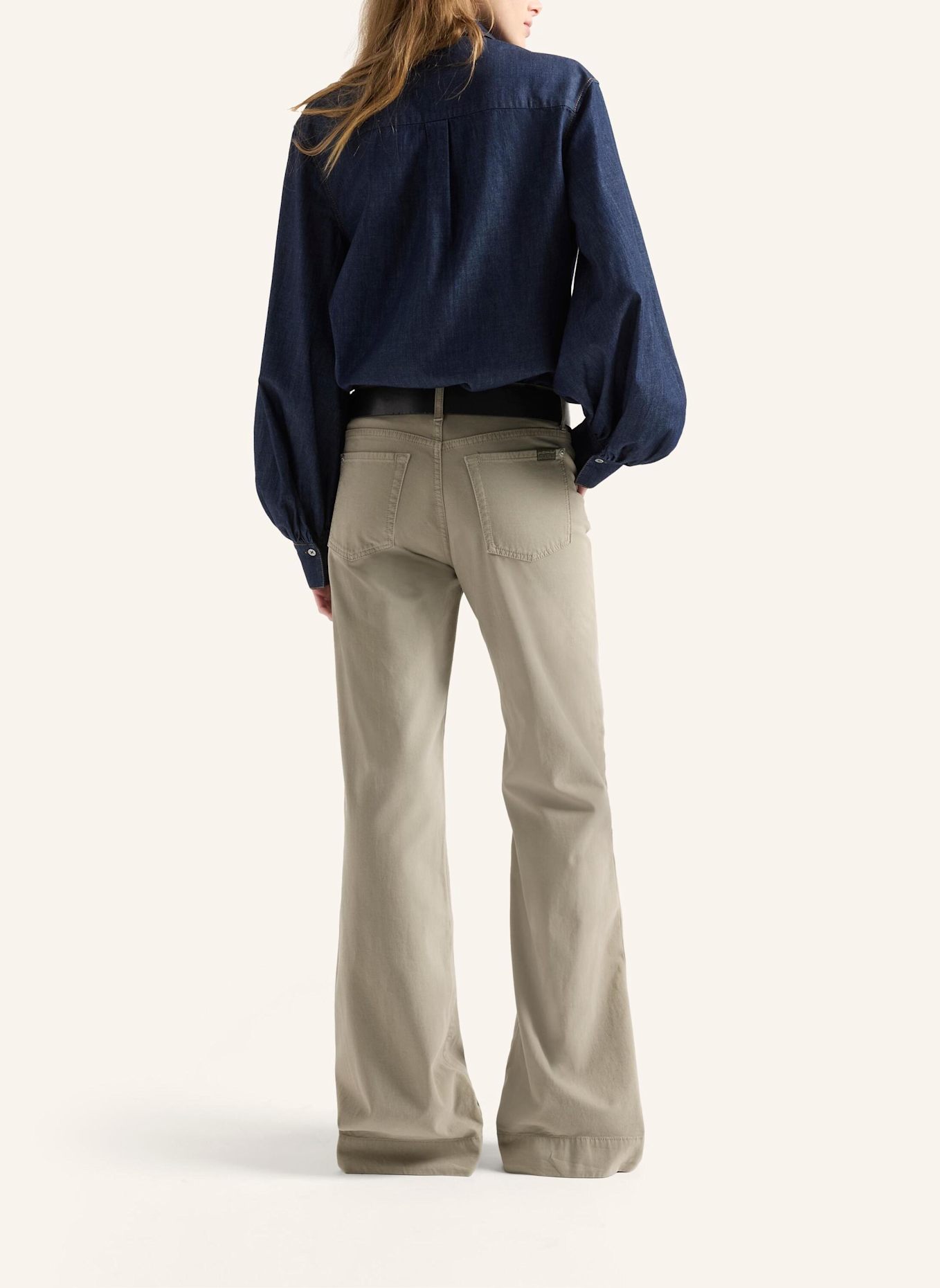 7 for all mankind Denim L/S REGULAR SHIRT: BLAU