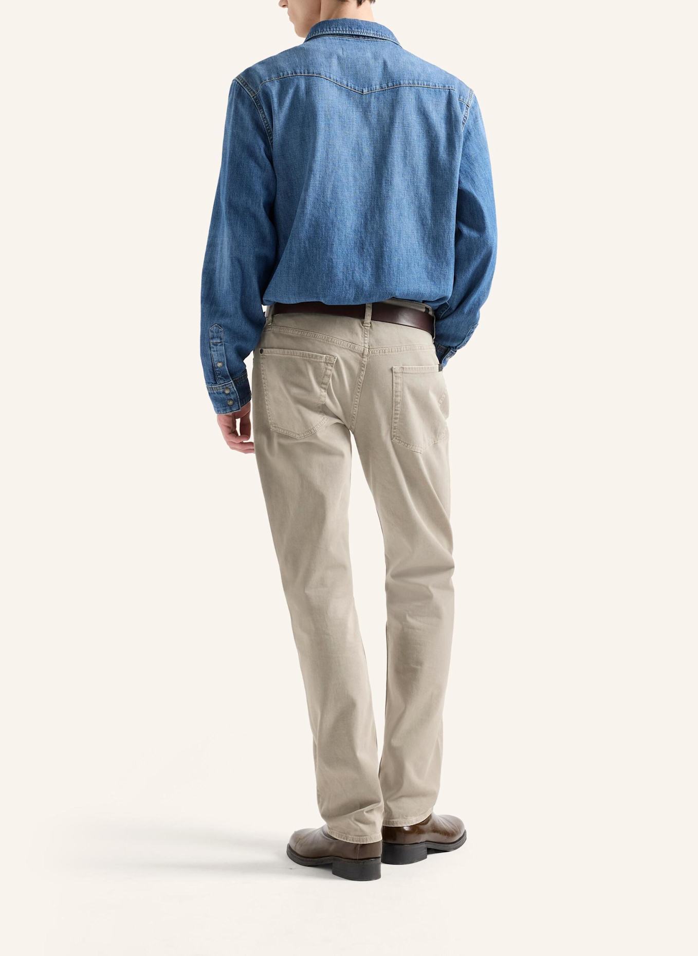 7 for all mankind Denim L/S WESTERN SHIRT: BLAU