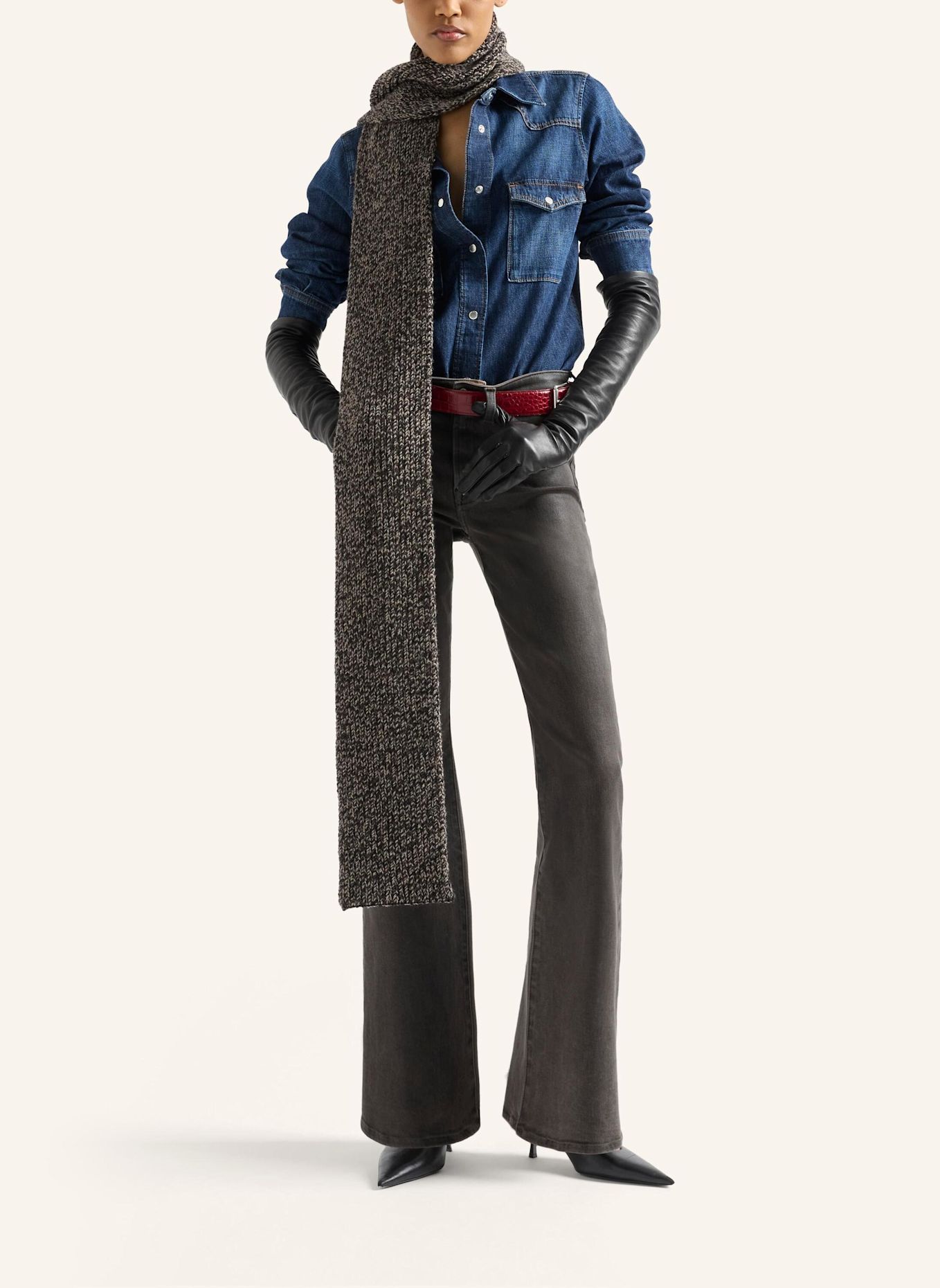7 for all mankind Denim WESTERN SHIRT Shirt fit: BLAUW