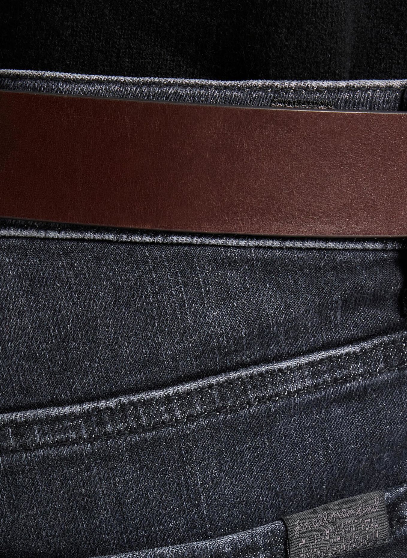 7 for all mankind Jeans SLIMMY TAPERED Skinny fit: DUNKELBLAU / SCHWARZ