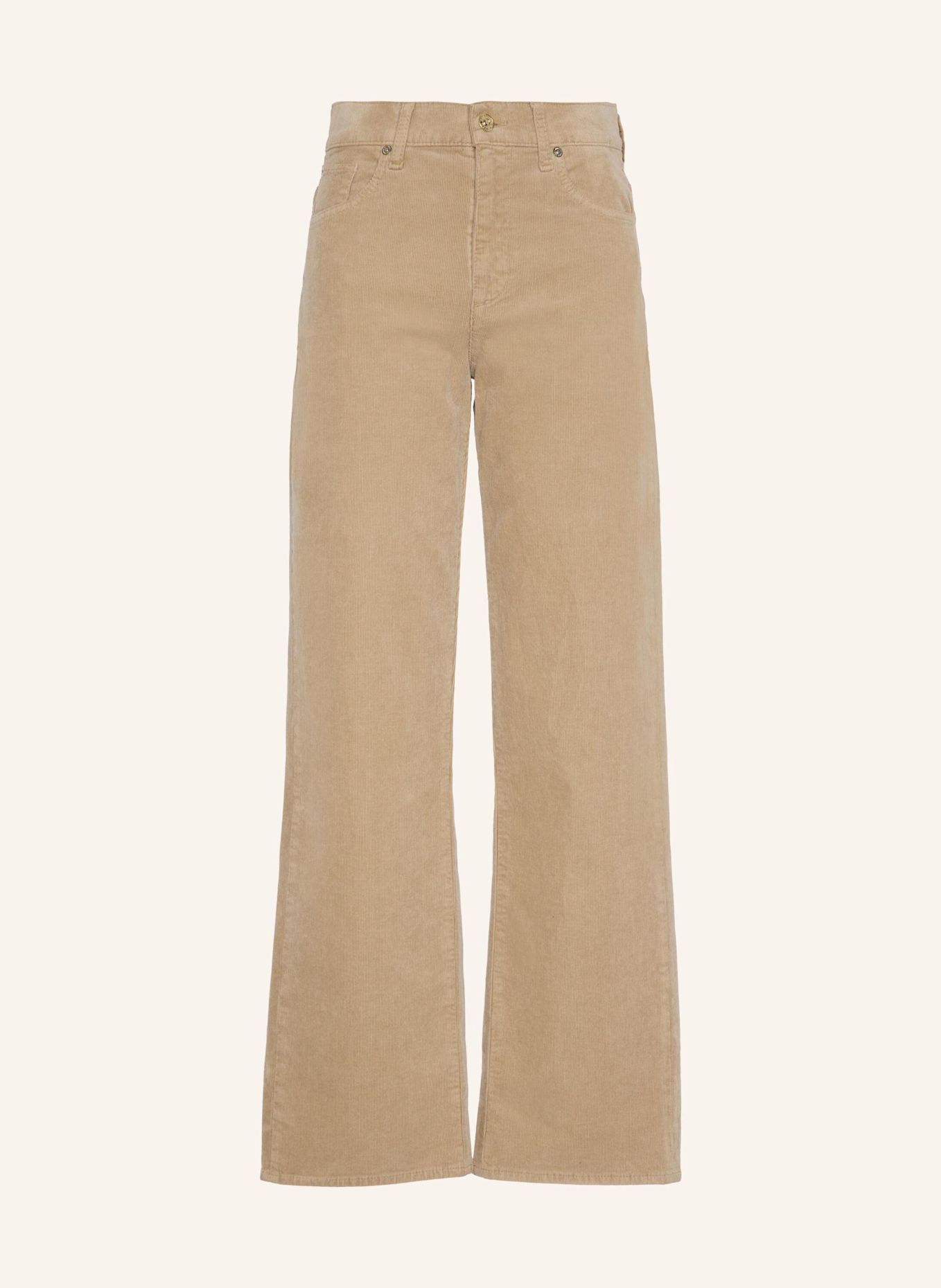 7 for all mankind Pants STOVEPIPE STRAIGHT Straight fit: BEIGE