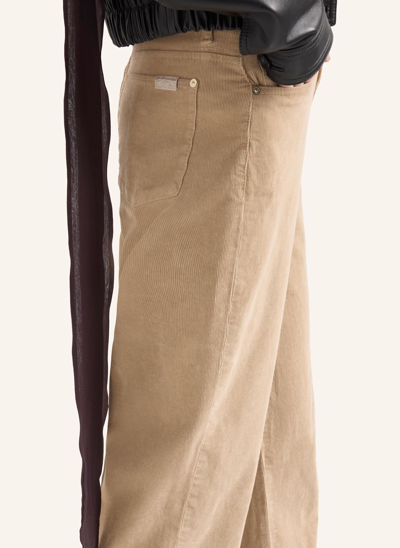 7 for all mankind Pants STOVEPIPE STRAIGHT Straight fit: BEIGE