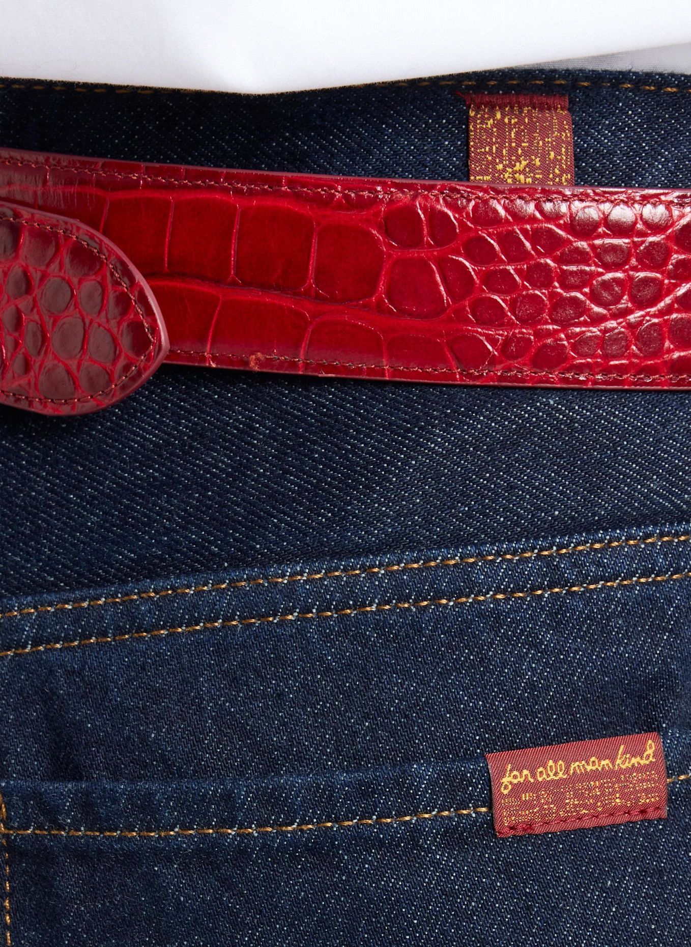 7 for all mankind Jeans TESS TROUSER Wide fit: BLAUW