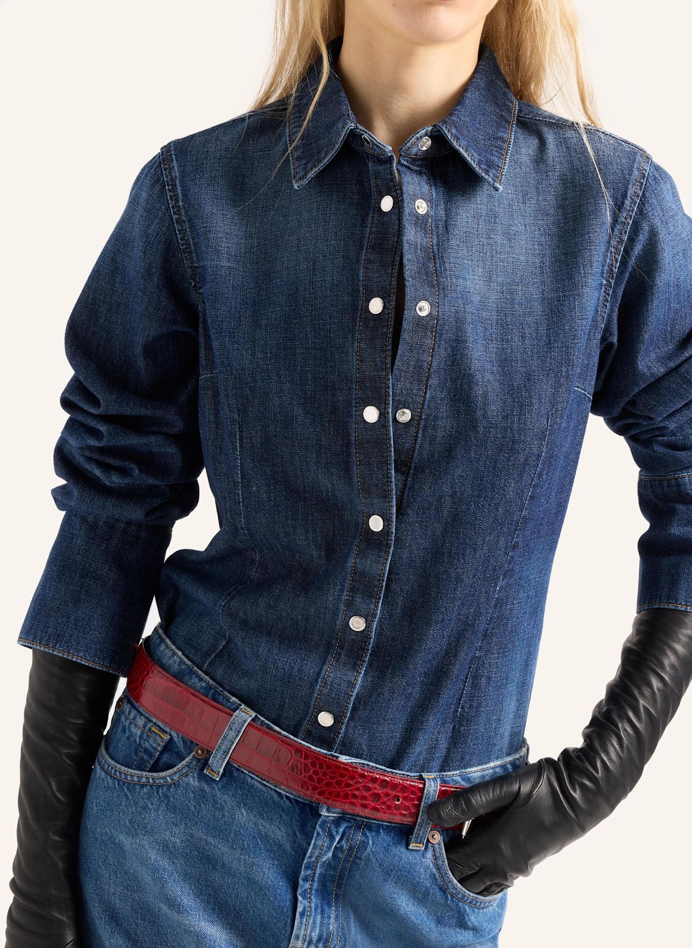 7 for all mankind Denim CLEAR SHIRT Shirt fit: BLAUW