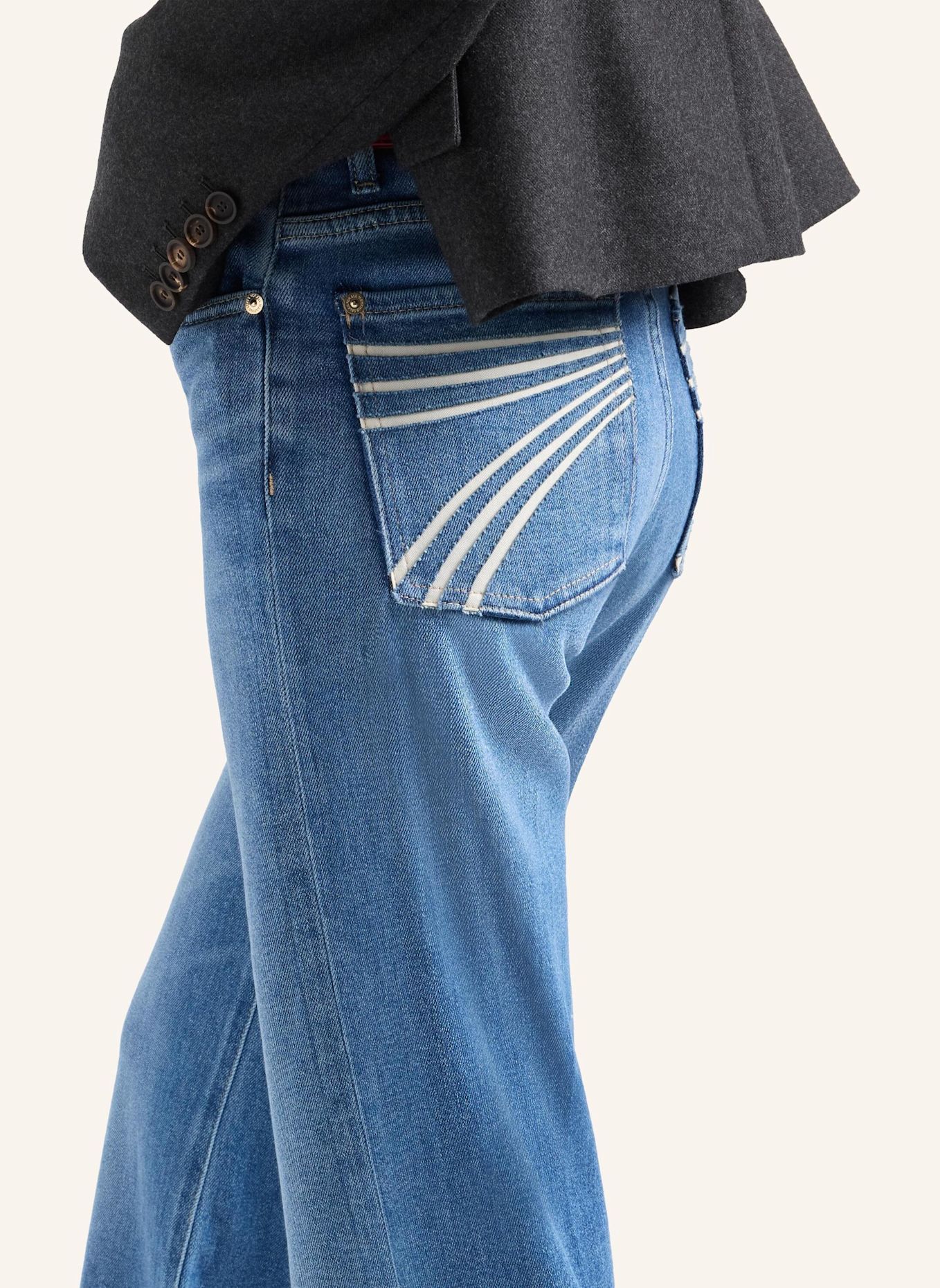 7 for all mankind Jeans MODERN DOJO Flare fit: BLAU