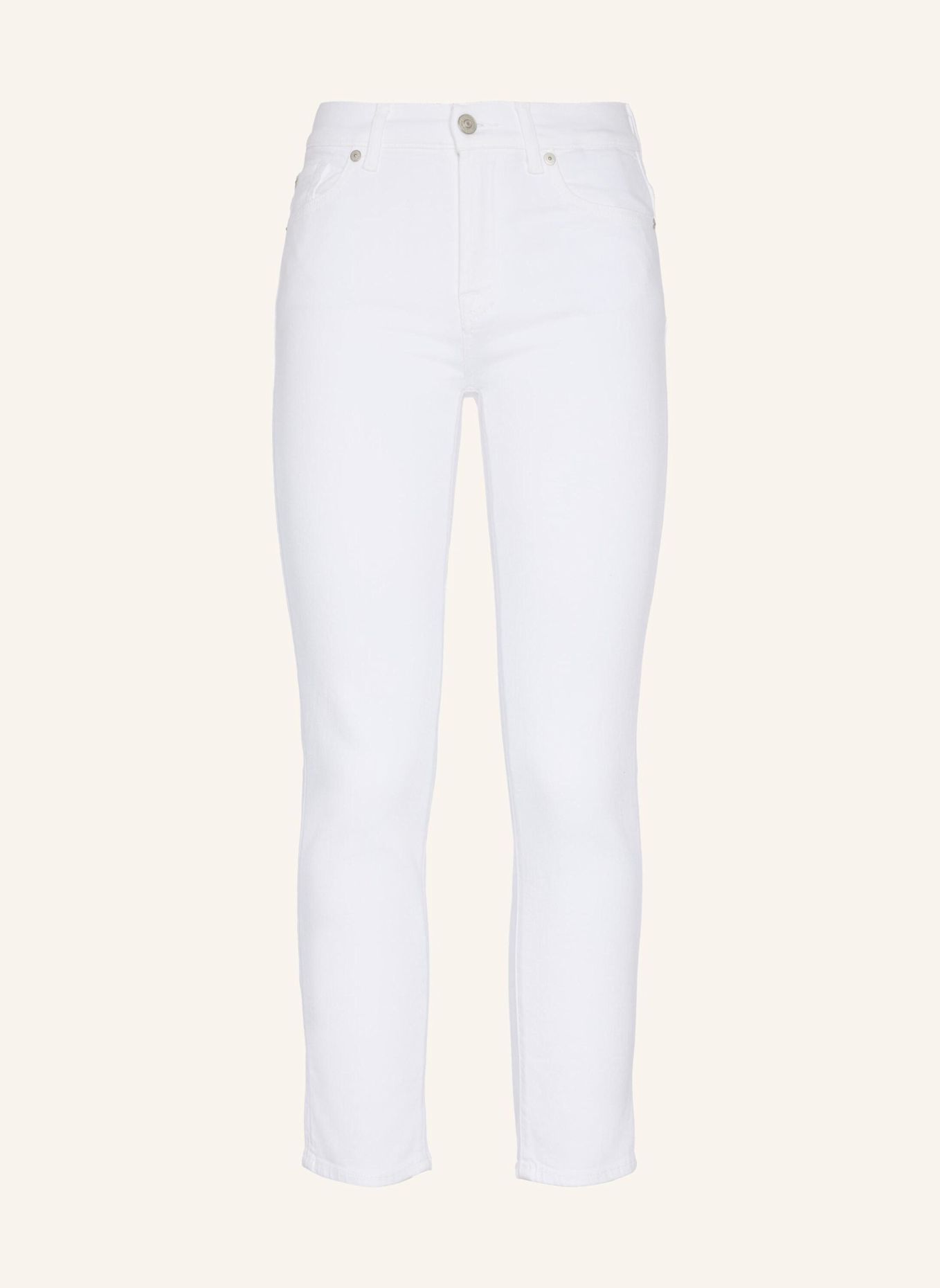 7 for all mankind Jeans ROXANNE ANKLE Skinny fit: WEISS