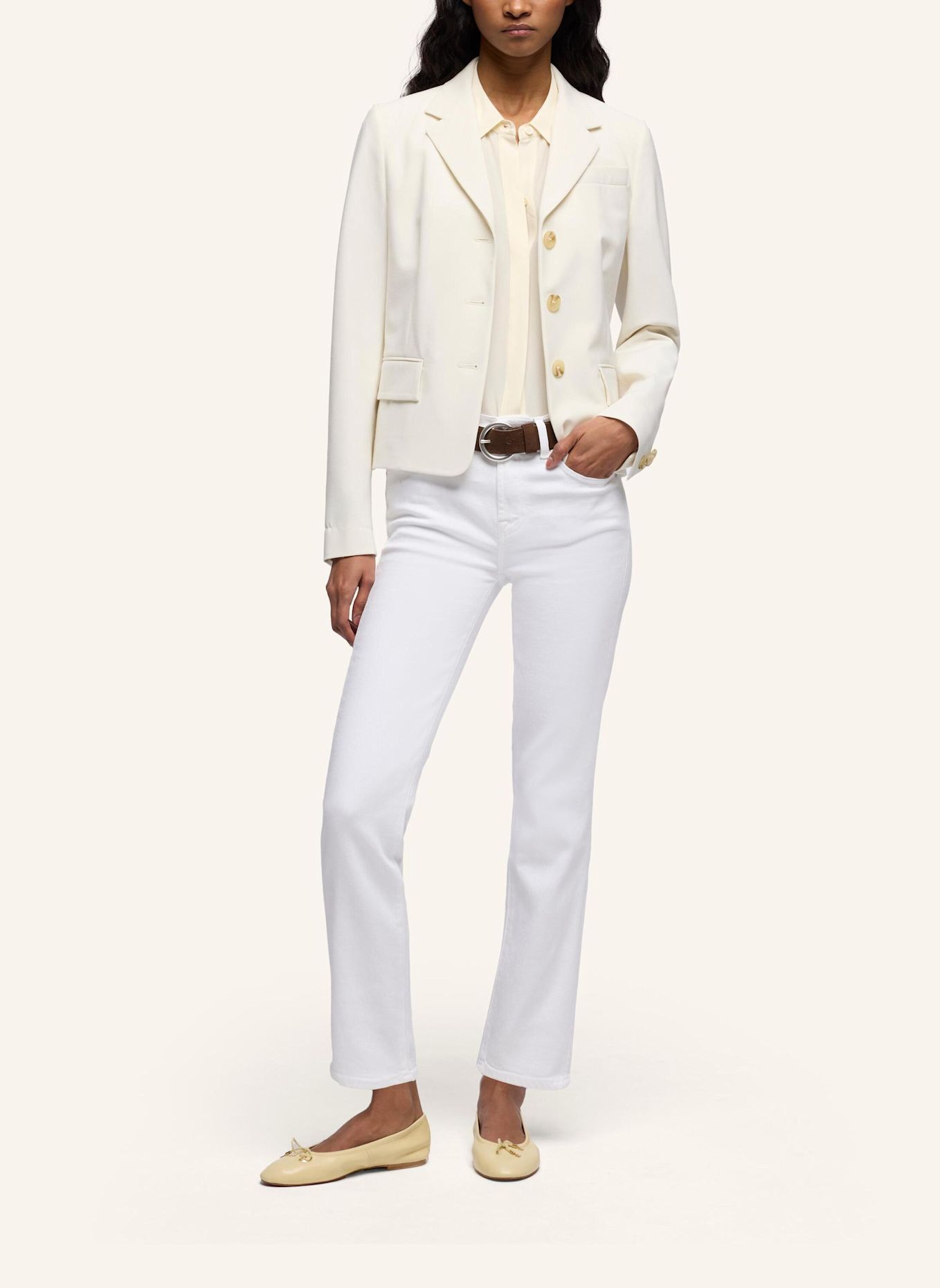 7 for all mankind Jeans ROXANNE ANKLE Skinny fit: WEISS