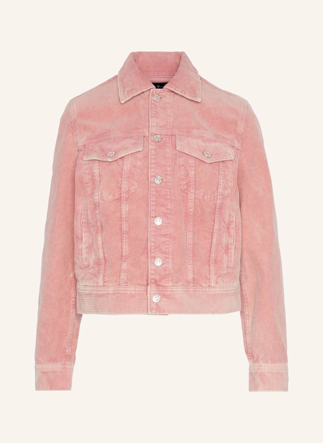 7 for all mankind Denim ADI TRUCKER Jacket fit: PINK