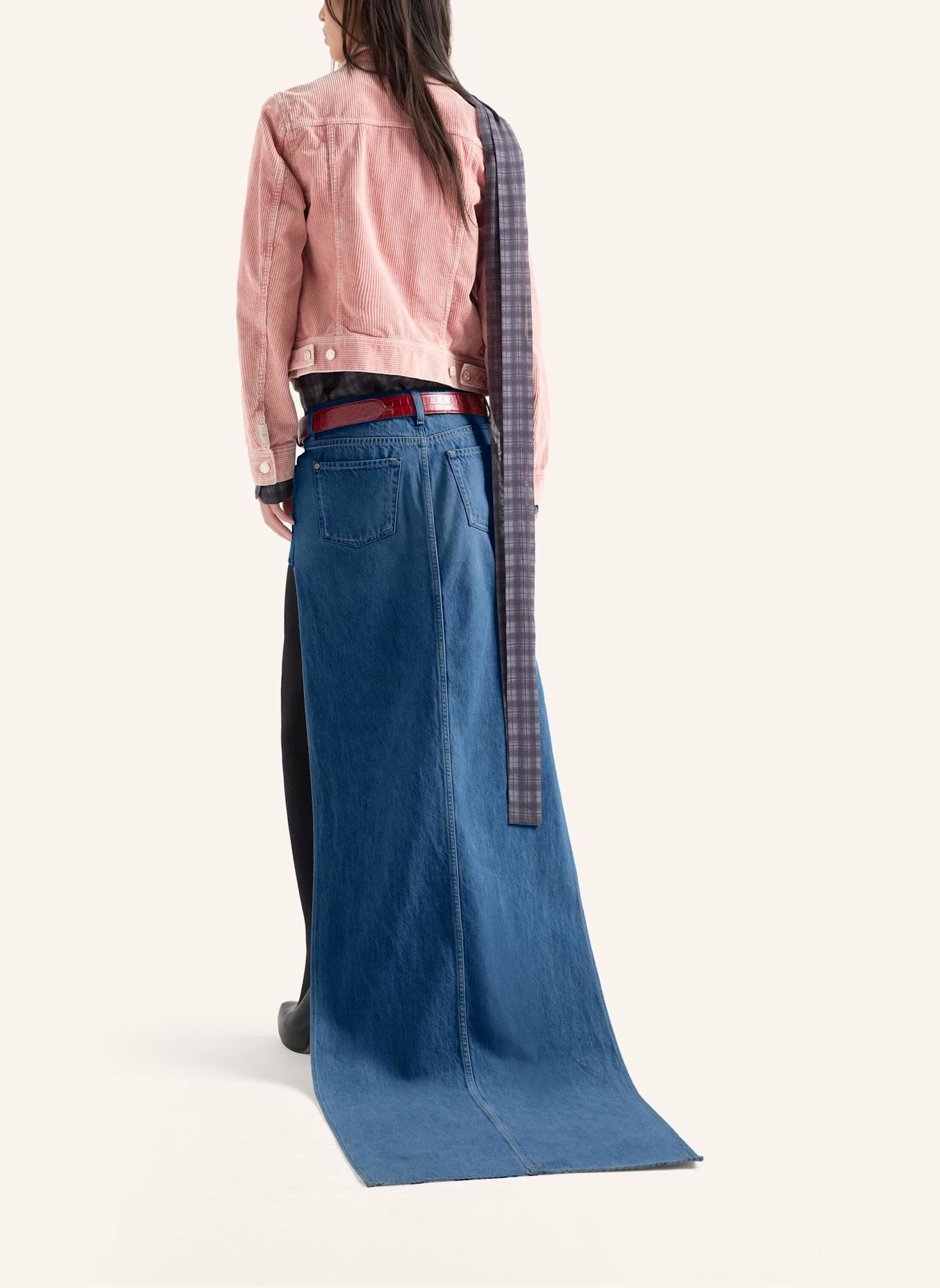 7 for all mankind Denim ADI TRUCKER Jacket fit: PINK