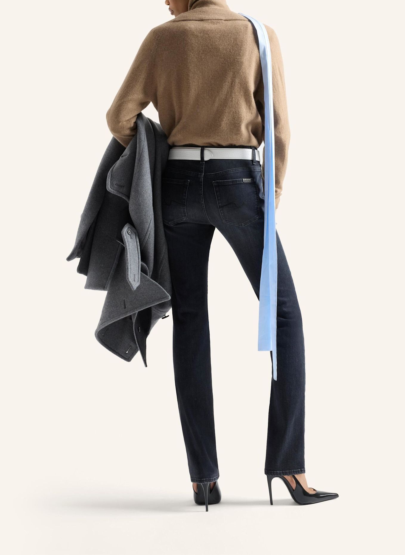 7 for all mankind Jeans THE SLIM Slim fit: SCHWARZ